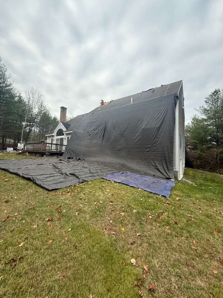 Groton Complete Roof Replacement with Onyx Black OakRidge Shingles by Mighty Dog Roofing of Greater Middlesex County