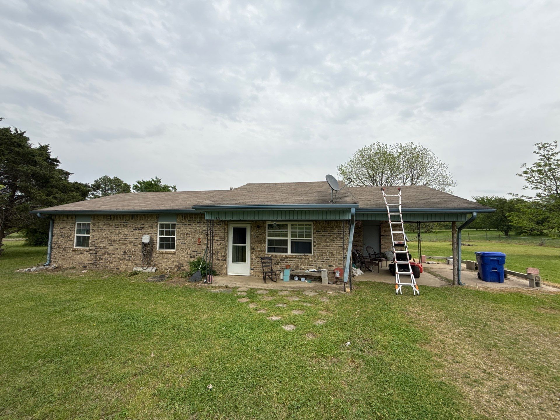 Roof replacement & Storm Door by In & Out Construction & Remodeling, LLC
