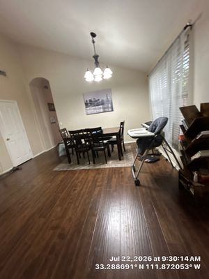 Dark Wood Floor Installation for Chandler Dining Room Renovation