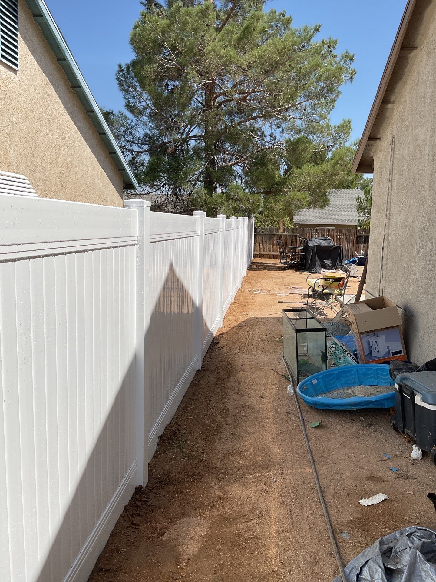 Fence Installation using Vinyl by Fence Guys Inc.