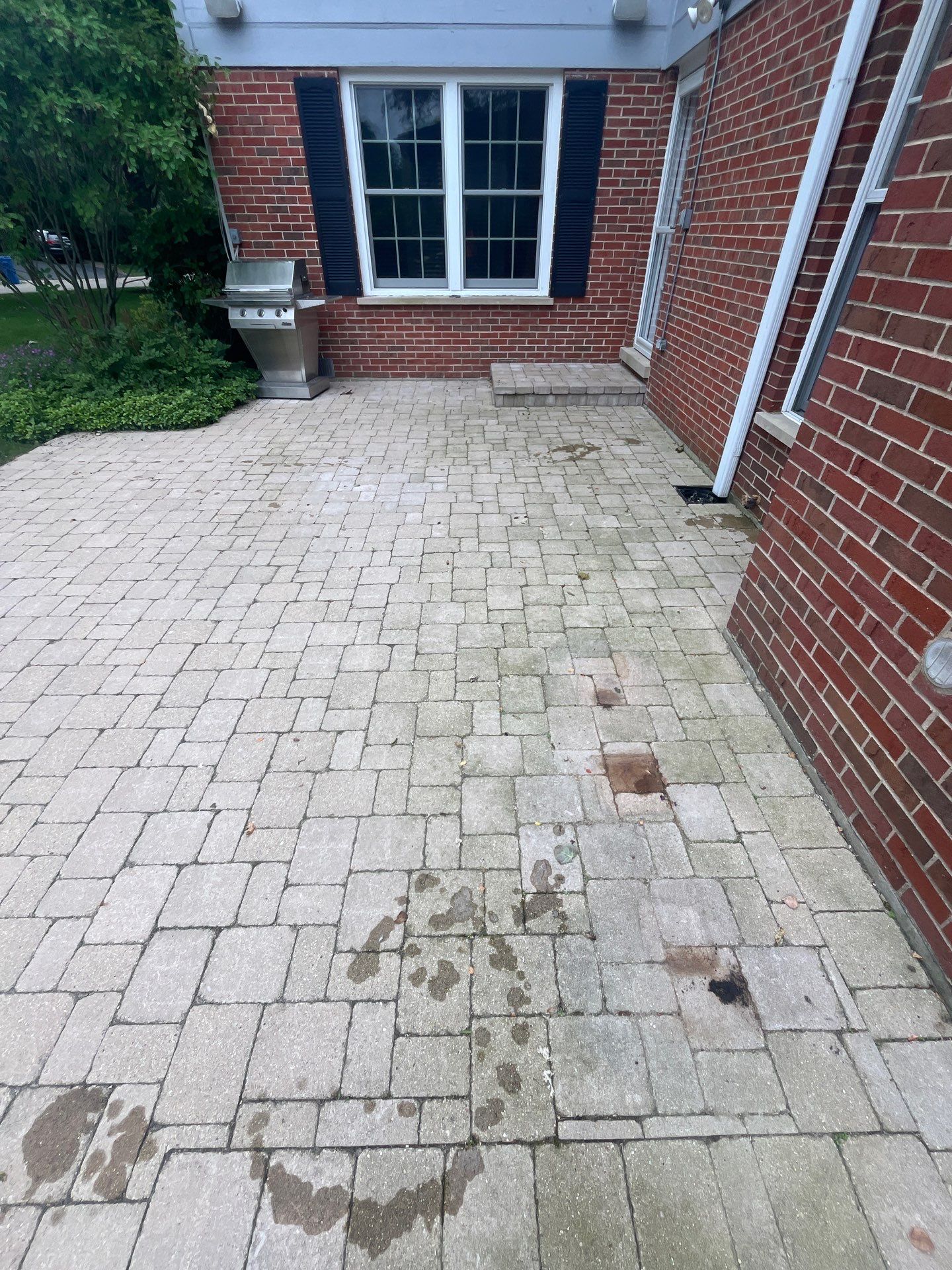 Brick paver clean, sand and seal.  using Surebond SB-1300 by Northern Power Washing LLC.