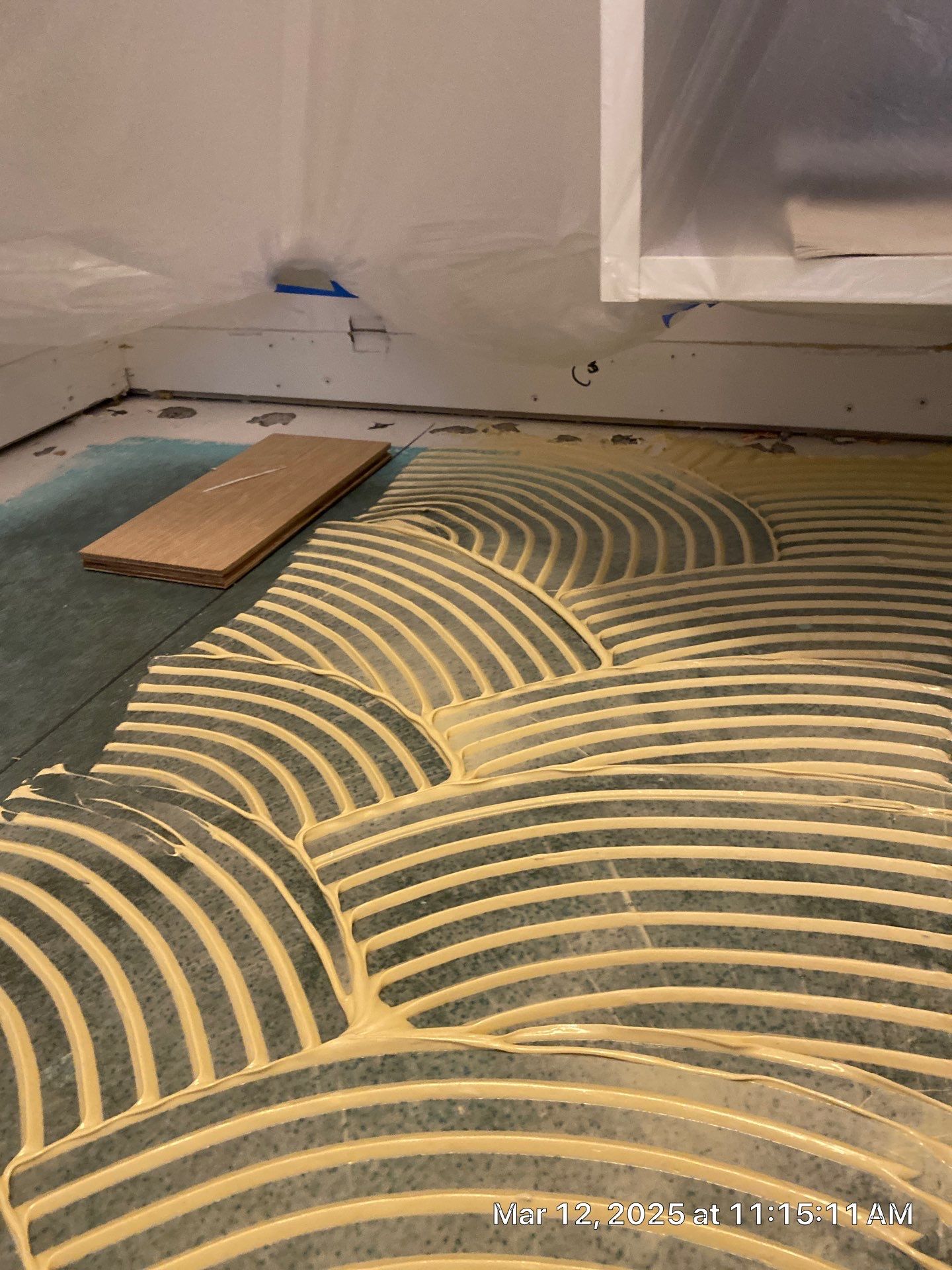 Basement Remodel using Engineered White Oak by RTBaldwin Hardwood Floors