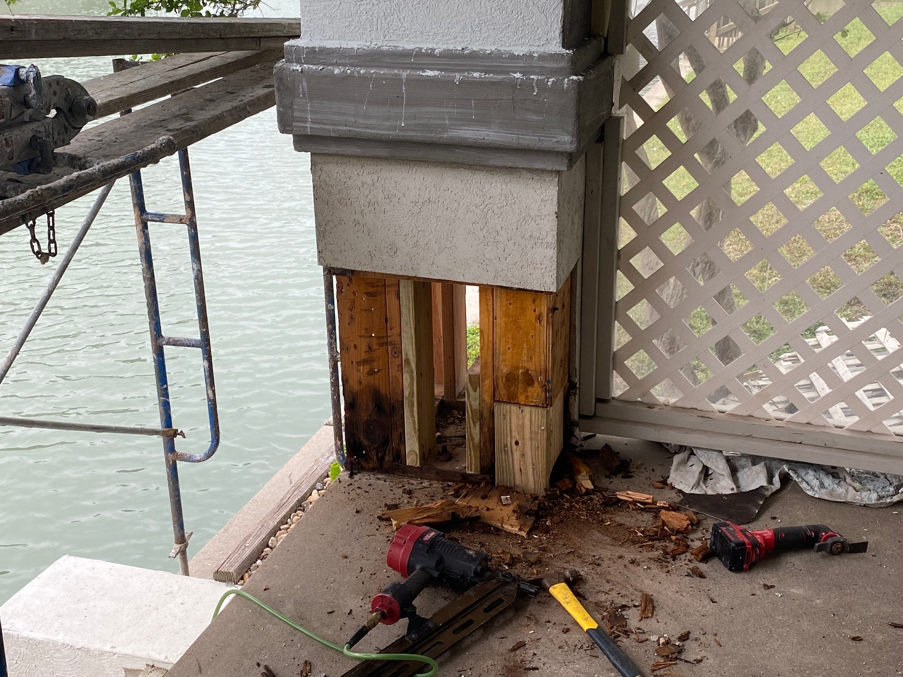 Waterfront Stucco Remastered by Bayfront Roofing and Construction