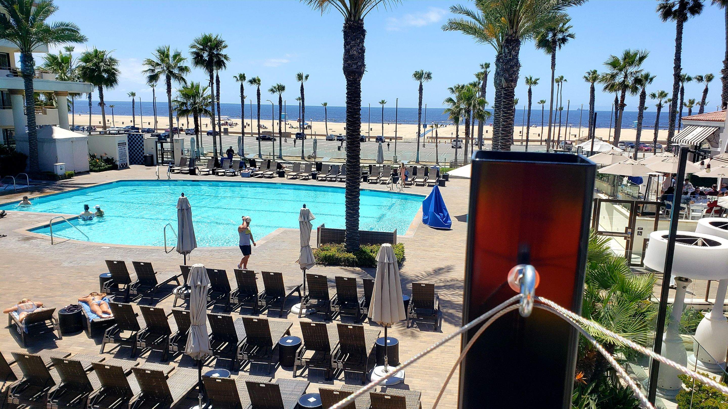 Hilton Waterfront Bistro Light Install by BrightLife Designs llc