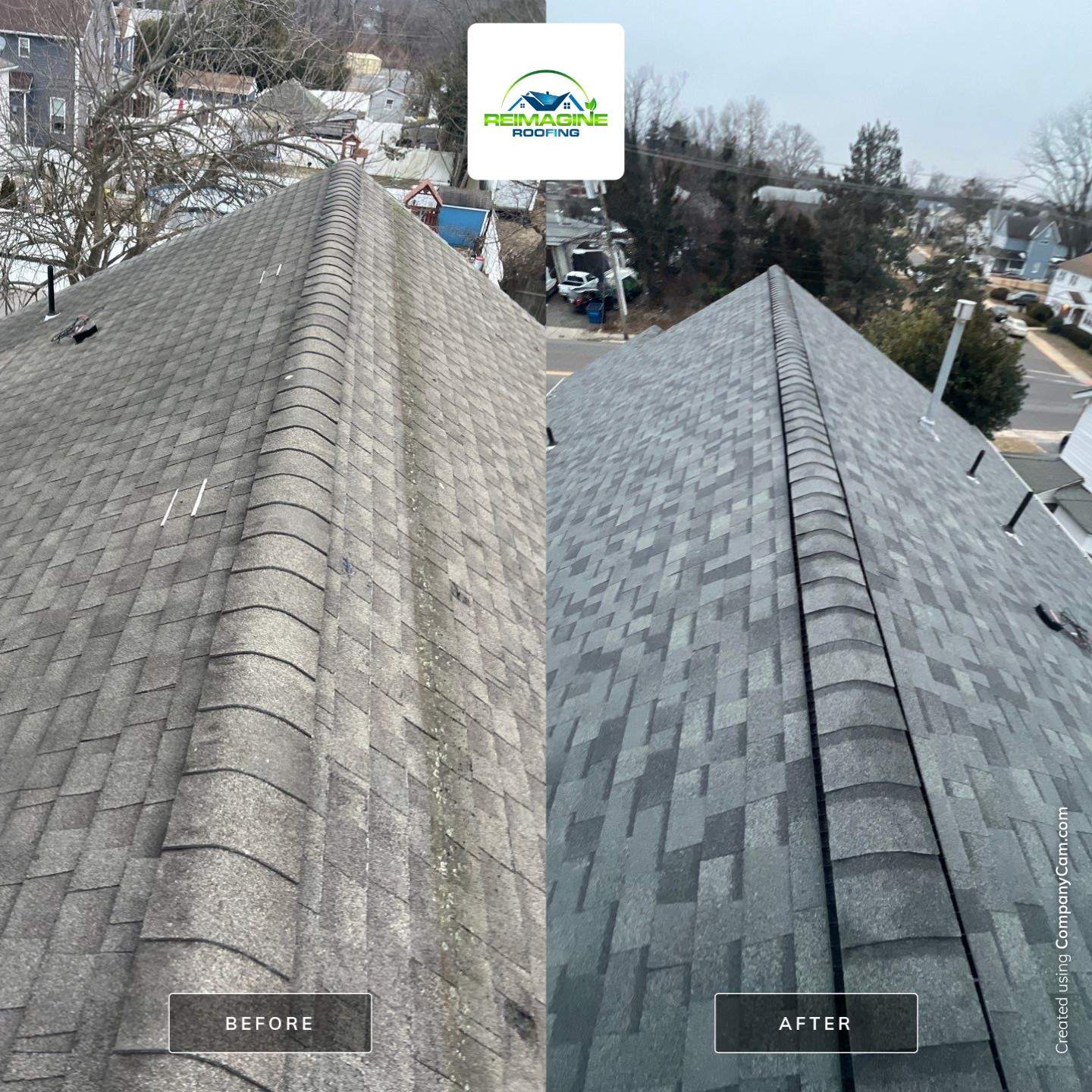 Estate Gray Shingles by Reimagine Roofing
