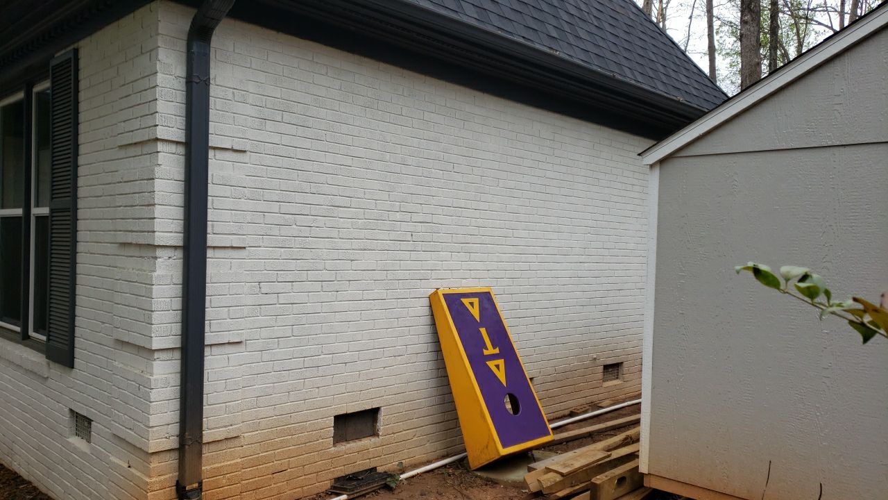 House Wash using cleaner by Power Wash Masters LLC