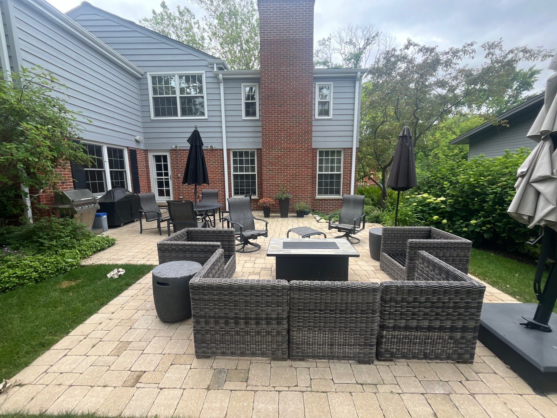 Brick paver clean, sand and seal.  using Surebond SB-1300 by Northern Power Washing LLC.