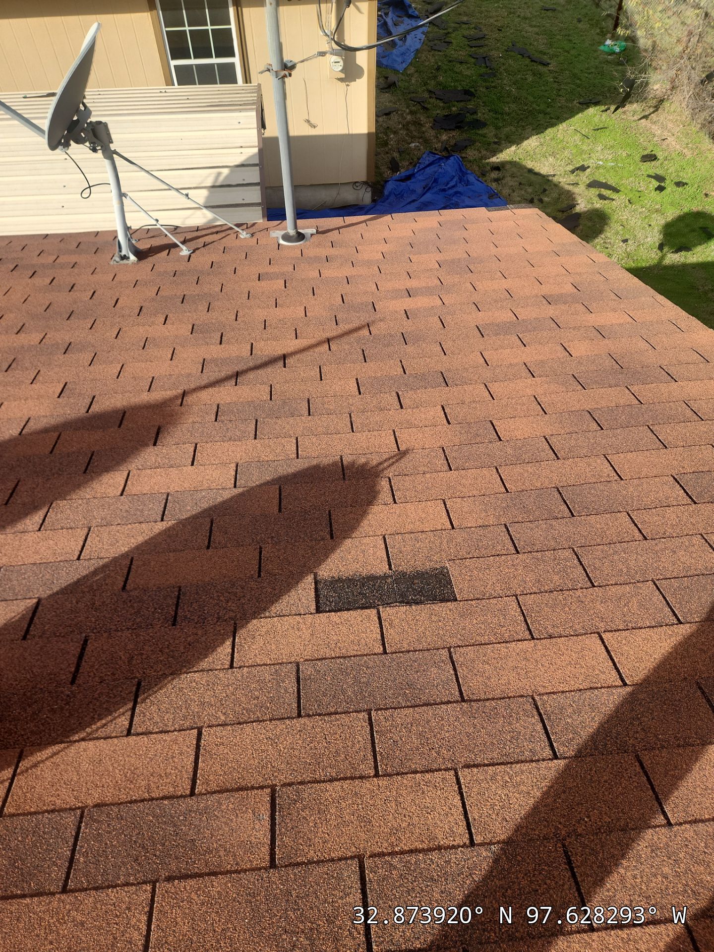 Project in Weatherford by Lonestar Roofing and Restoration LLC.