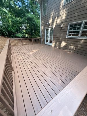 James Hardie Siding Installation, Rotten Wood Replacement, Porch Repairs, and Deck Resurfacing in Smyrna, GA