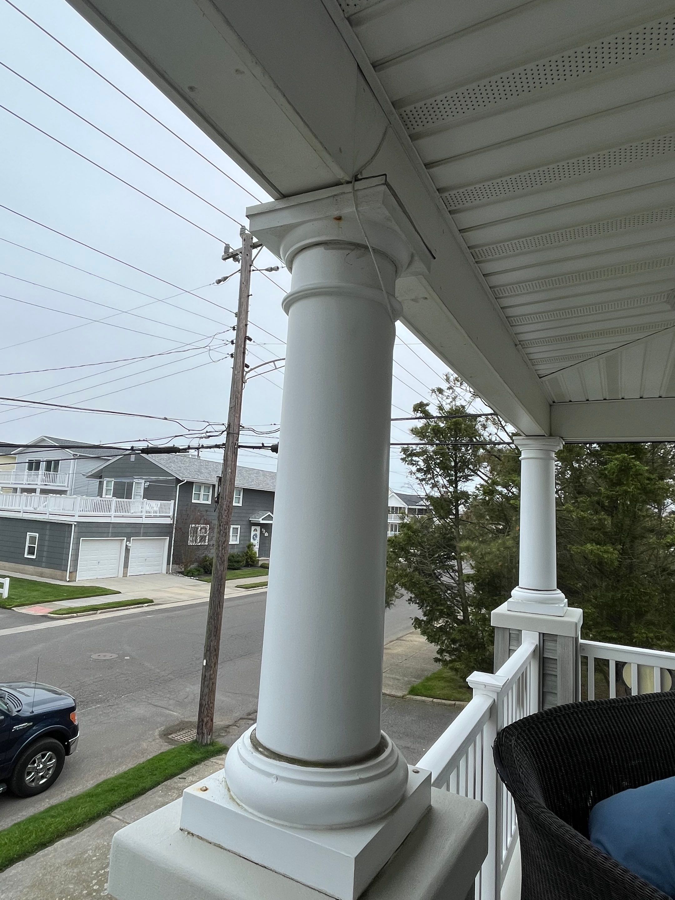 Exterior painting - Columns & Beams Ocean City, NJ by FreshCoat Works LLC