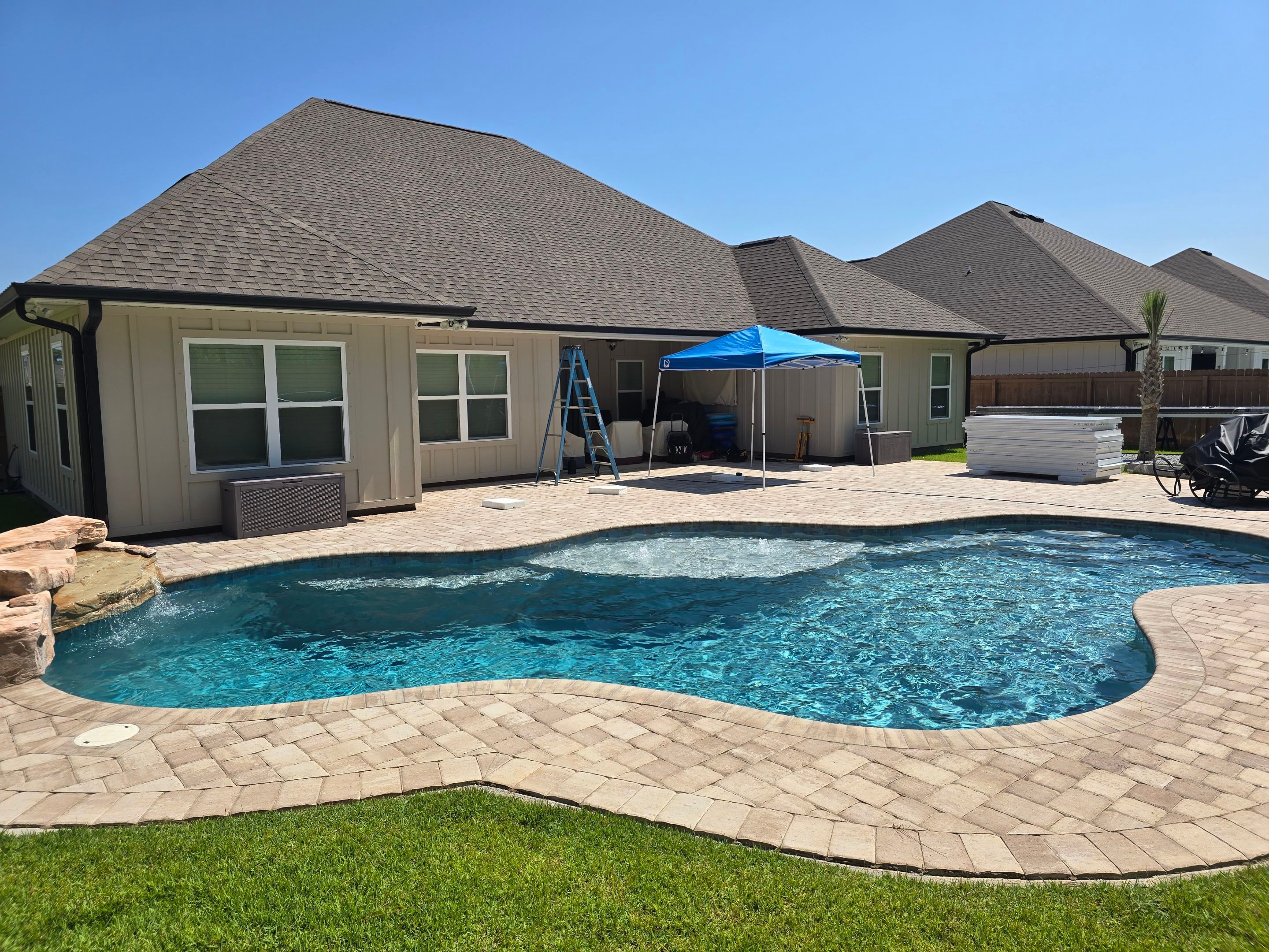 Patio Cover using Colorbeam by Titan Sunrooms