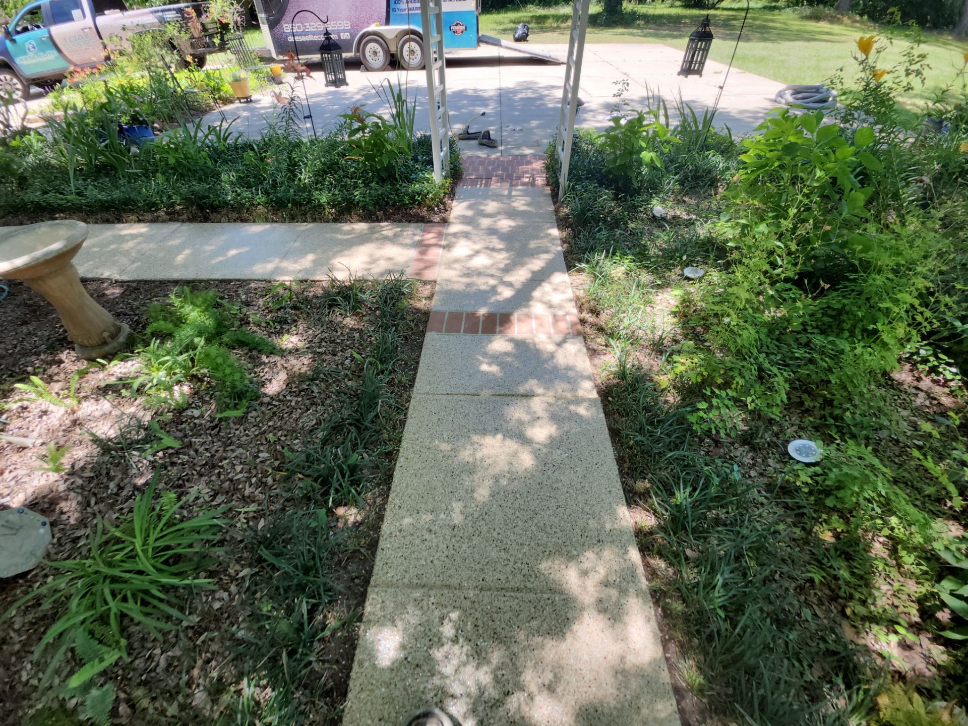 Patio Oasis by Deese Elite Concrete Coatings