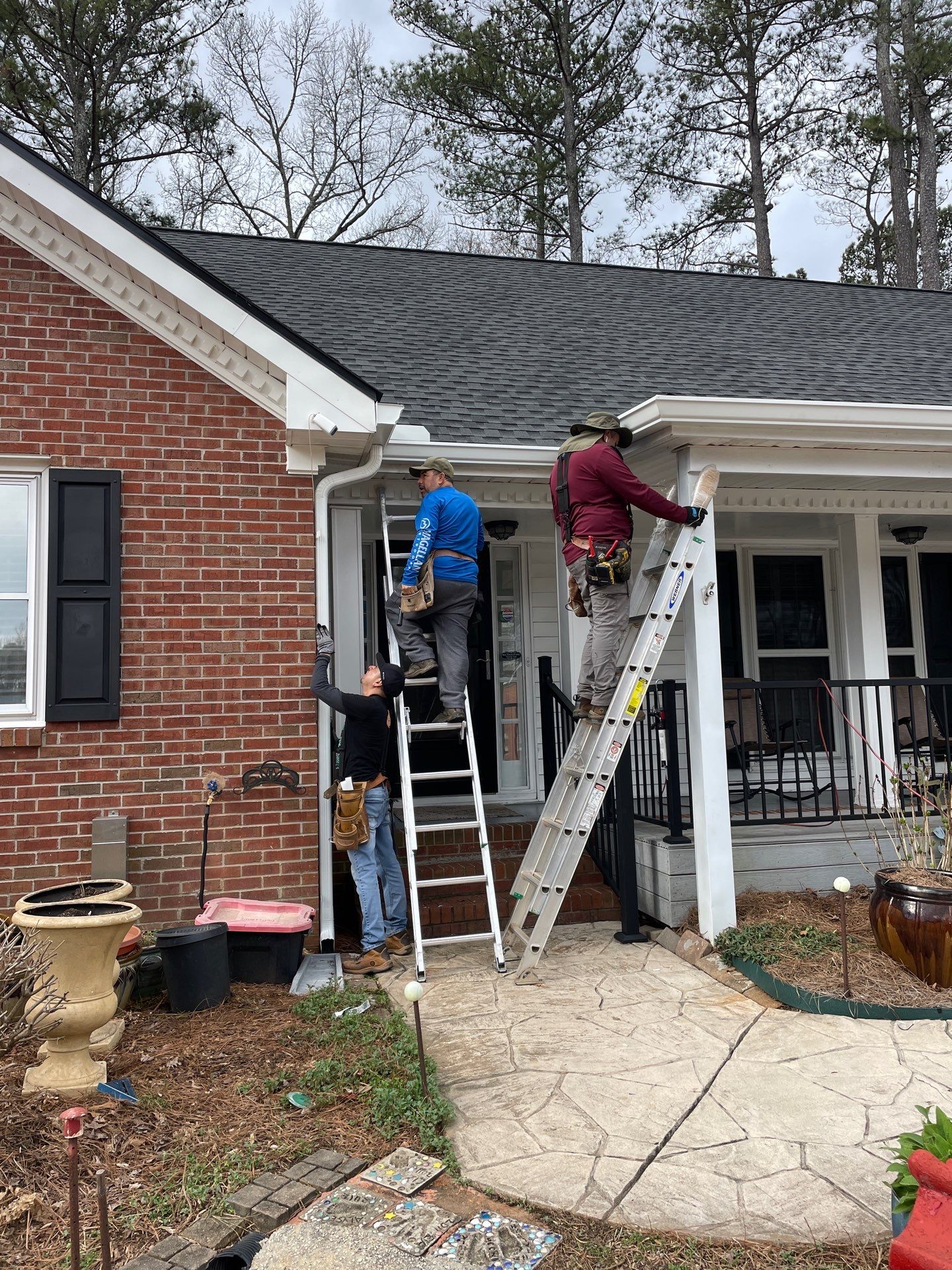 Roof Replacement Gutters & Downspouts by Deerfield Roofing LLC