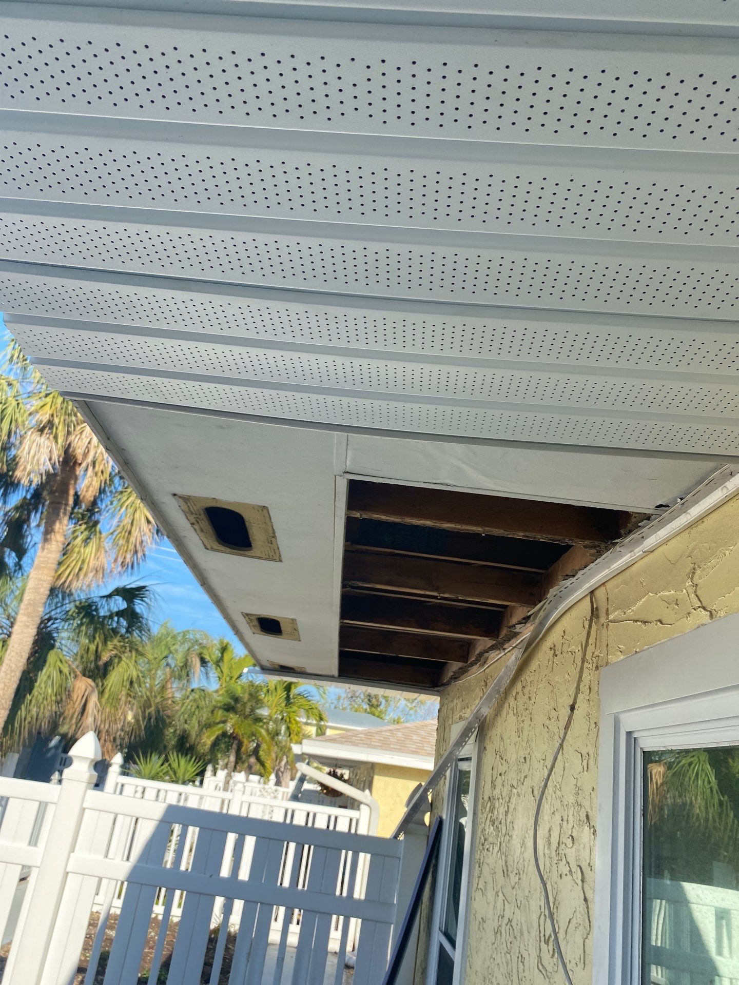 Soffit Ventilation Enhancement in Holmes Beach FL by Gutter Professors