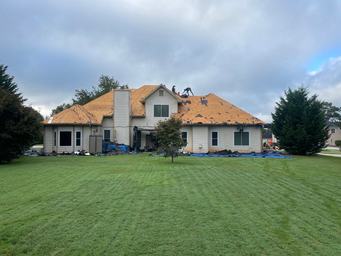 Residential Roofing Installation using Owens Corning by Inspector Roofing and Restoration