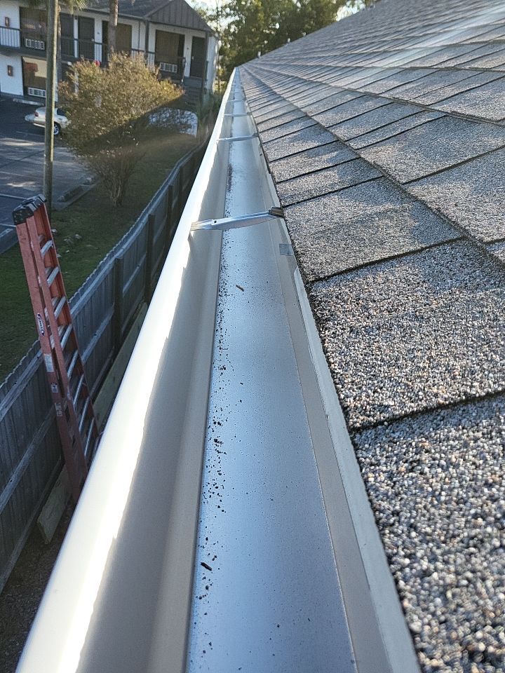 Seamless Gutter Installation Using White K-Style Gutters by Gutter Professors