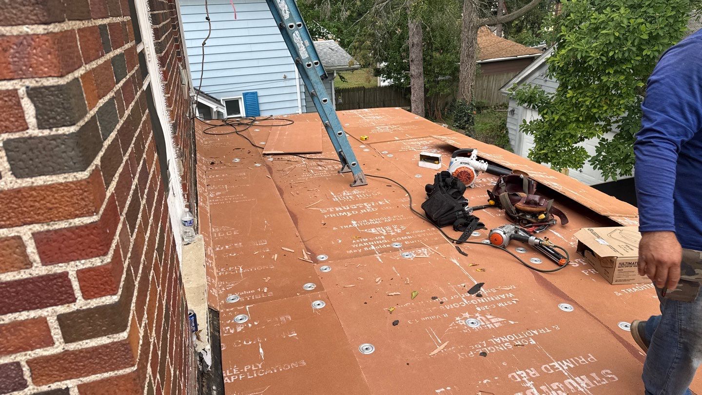 Roof Replacement using Owens Corning Colonial Slate by 180 Contractors