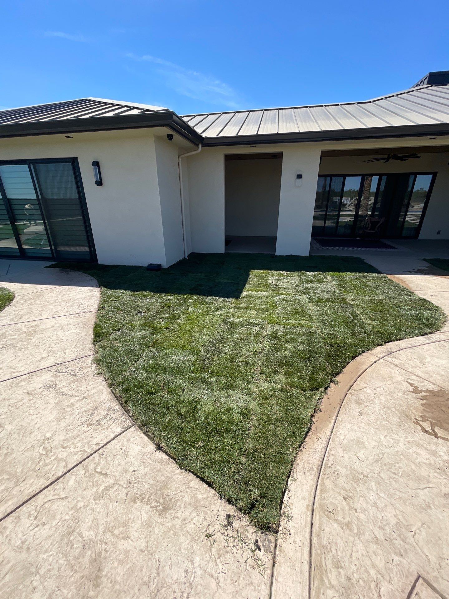 Project in Lodi by A - G Sod Farms