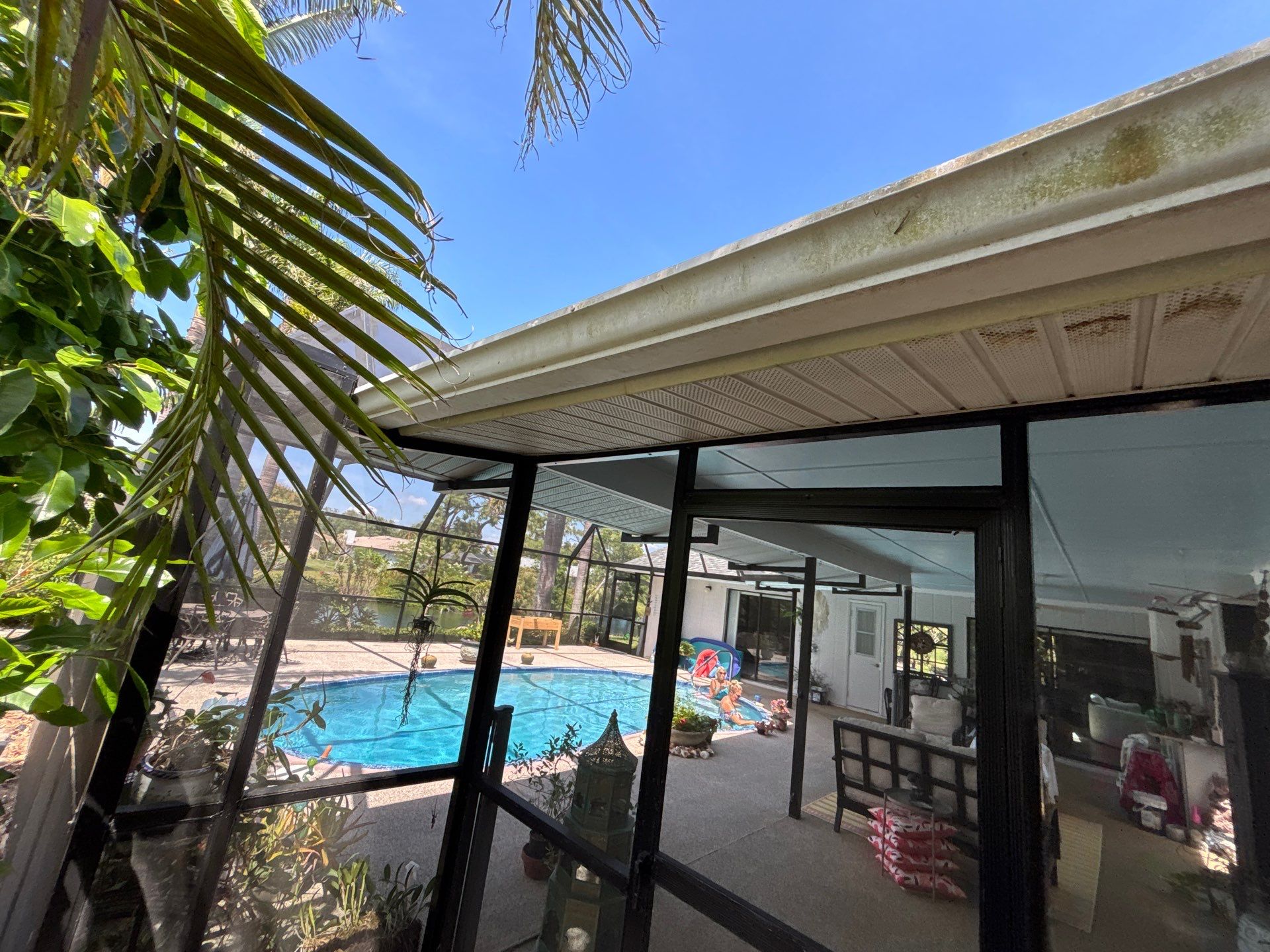 Brown 6-Inch Seamless Gutters in SarasotaFL by Gutter Professors