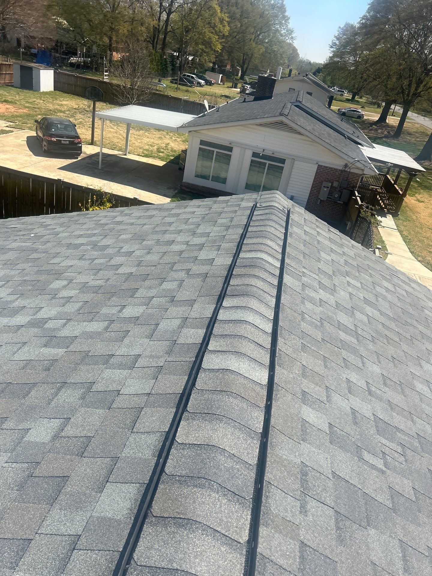 Project in Greenville by Roofsters