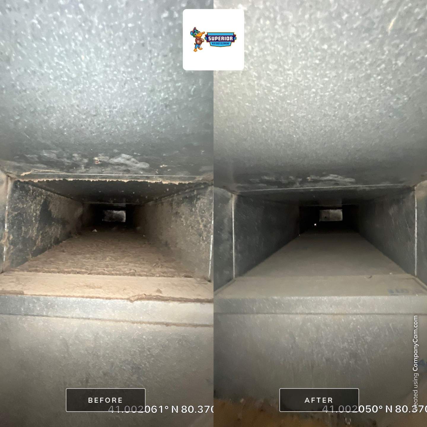 Air Duct Cleaning With a Vacuum Truck in New Castle, PA by Superior Air Duct Cleaning