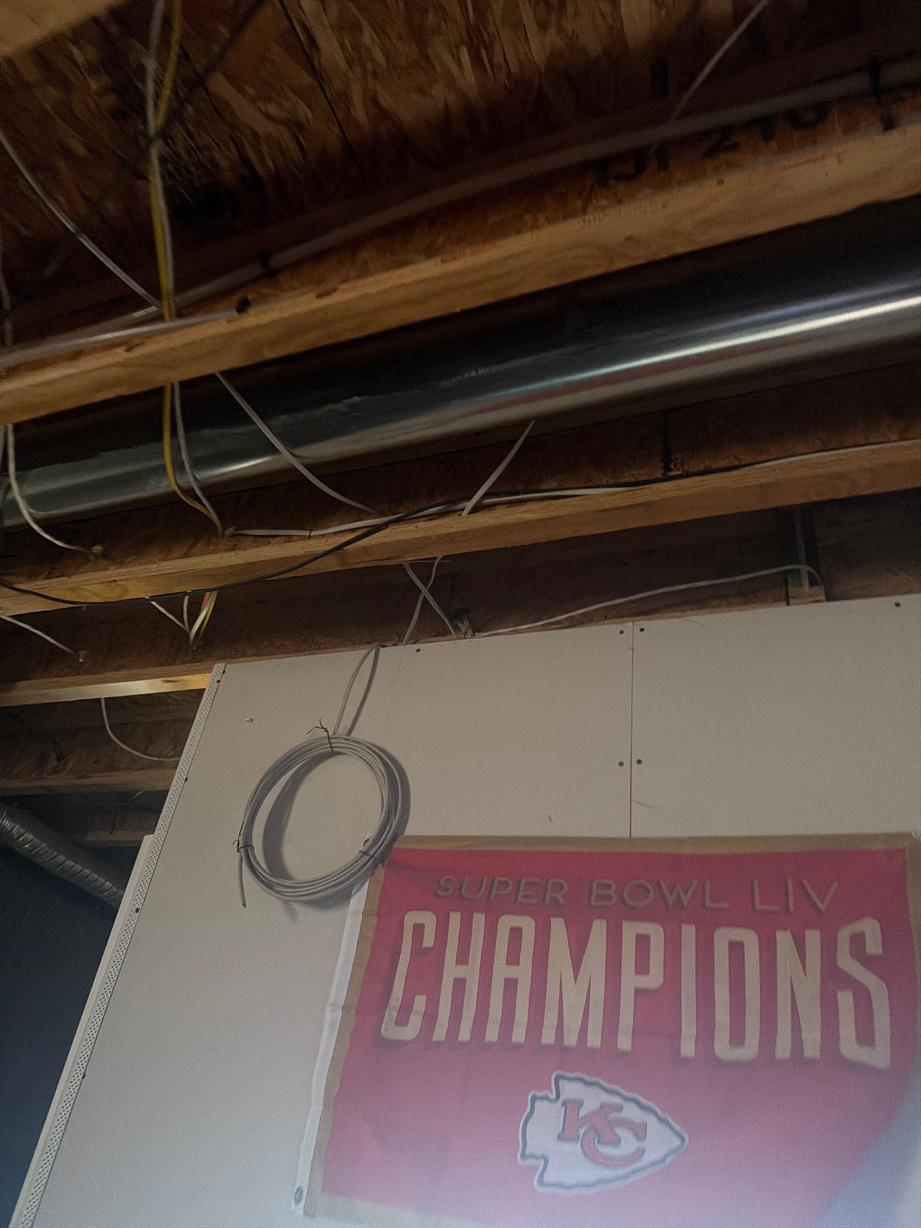 Mead Basement Renovation with HVAC and Electrical Rough-In Work by CompanyCam Sales Demo