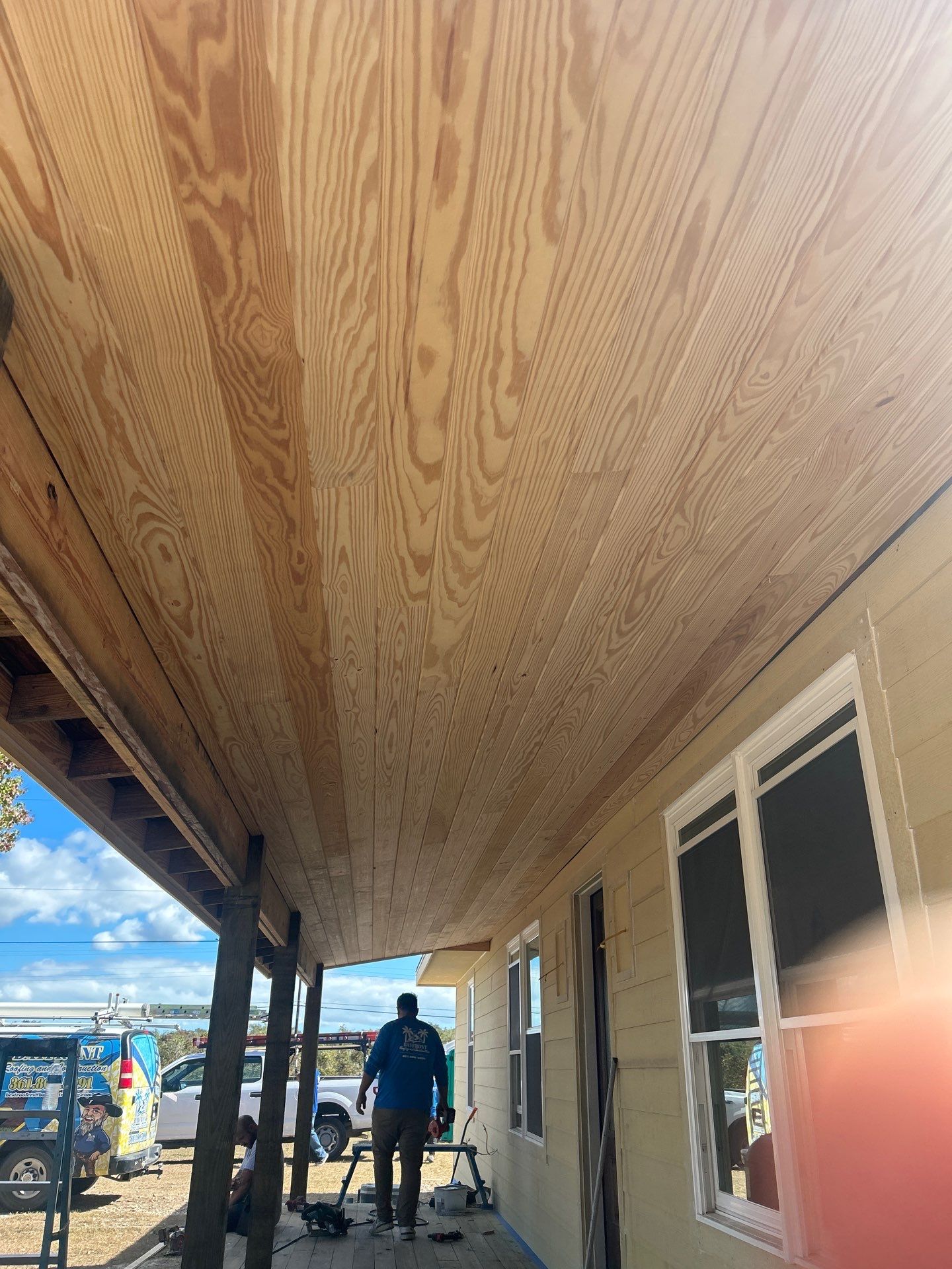 Customized Cabin by Bayfront Roofing and Construction