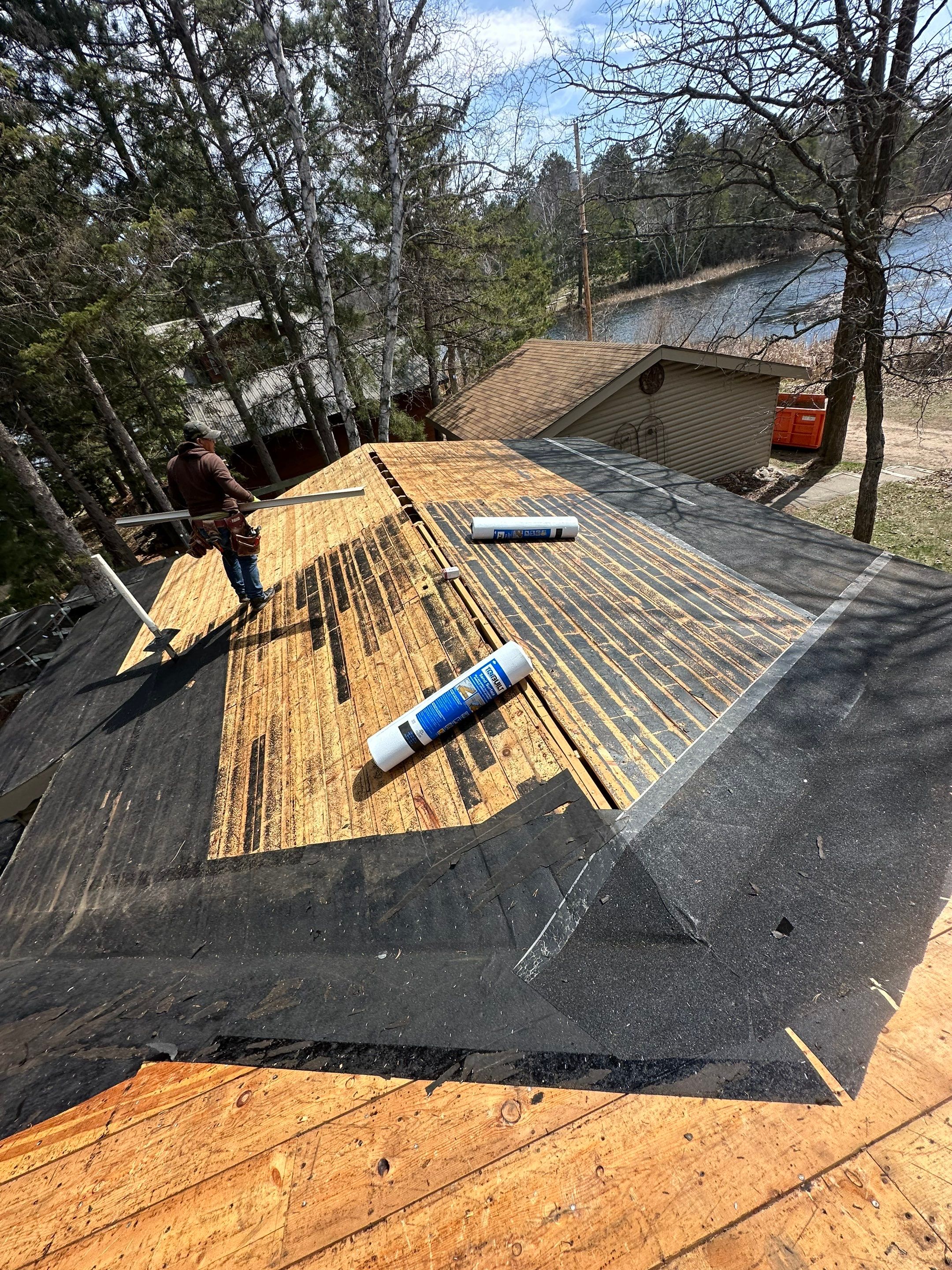Project in Pequot Lakes by CoMitted 365 Roofing & Exteriors 