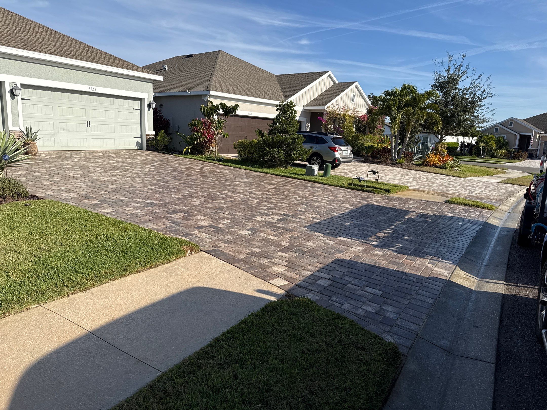 One-Story House Wash & Driveway Cleaning in Trevesta – Palmetto, FL by Sunshine AquaWash