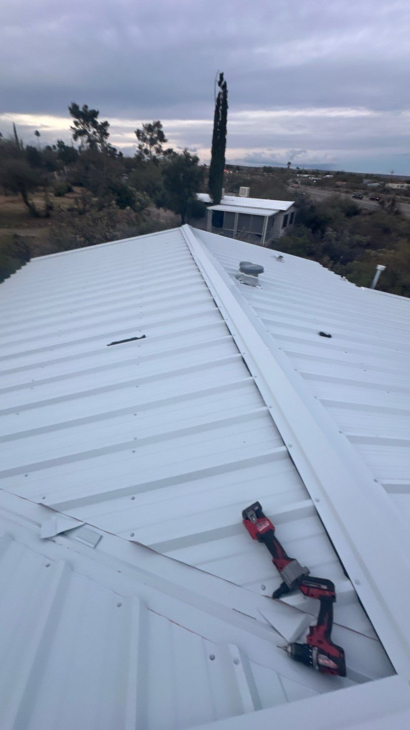 Polar White Exposed Fastener by Reimagine Roofing