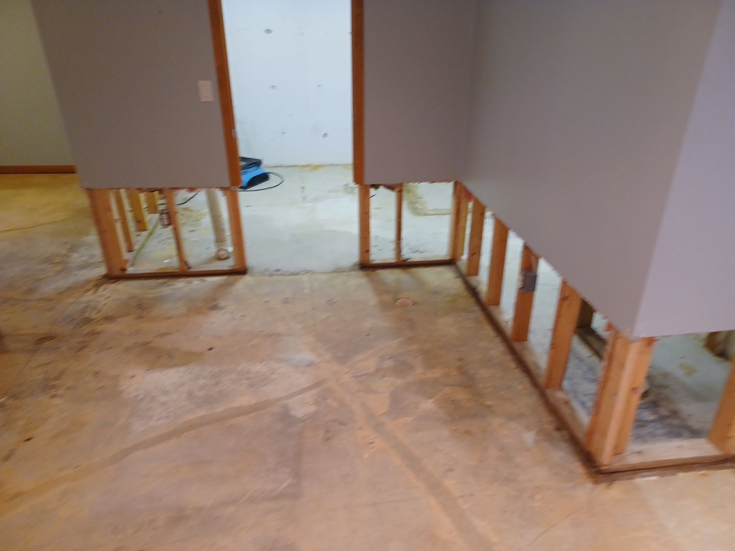 Project in West Bloomfield by EzDry Water Mitigation & Property Restoration