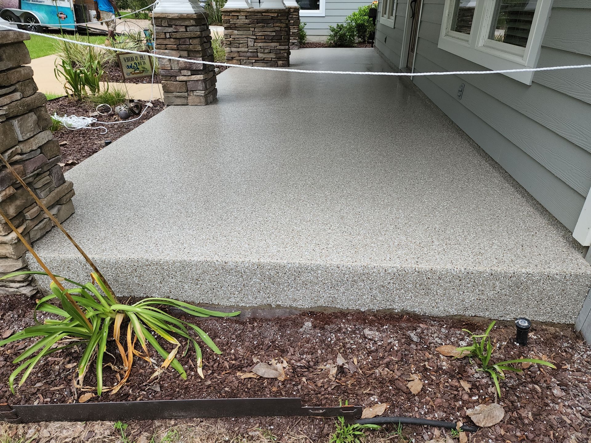 Pebble Beach Porches by Deese Elite Concrete Coatings