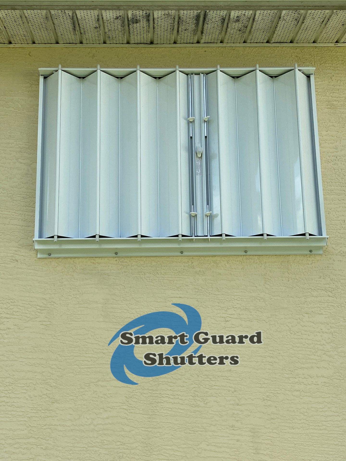 Accordions in White by Smart Guard Shutters
