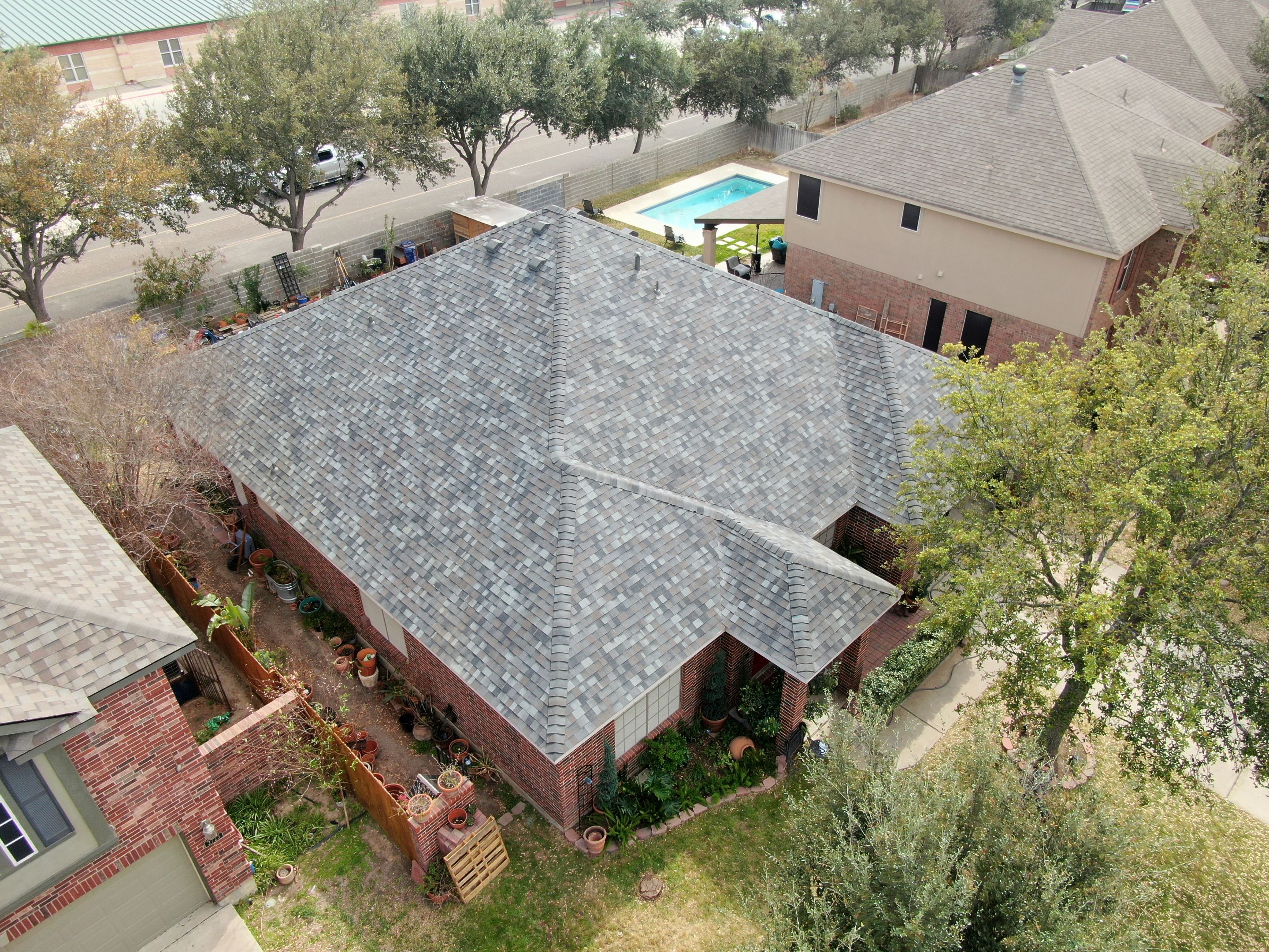 Residential Roofing Installation using TruDefinition Duration Designer - Storm Cloud by JM Flores Roofing & Construction, Inc