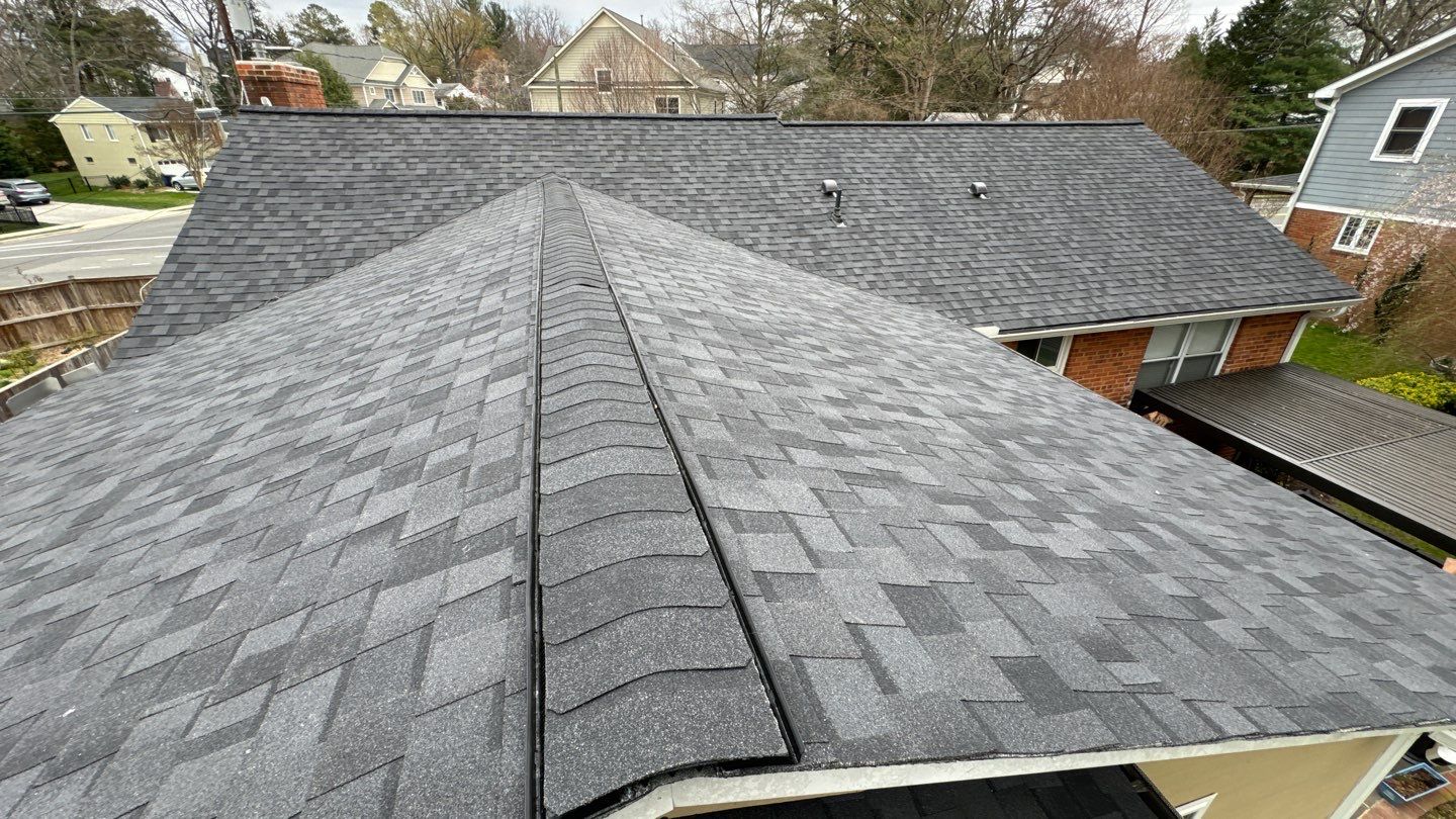 Arlington CertainTeed Landmark Pro Roof in Max Def Moire Black by RM Banning, Inc.