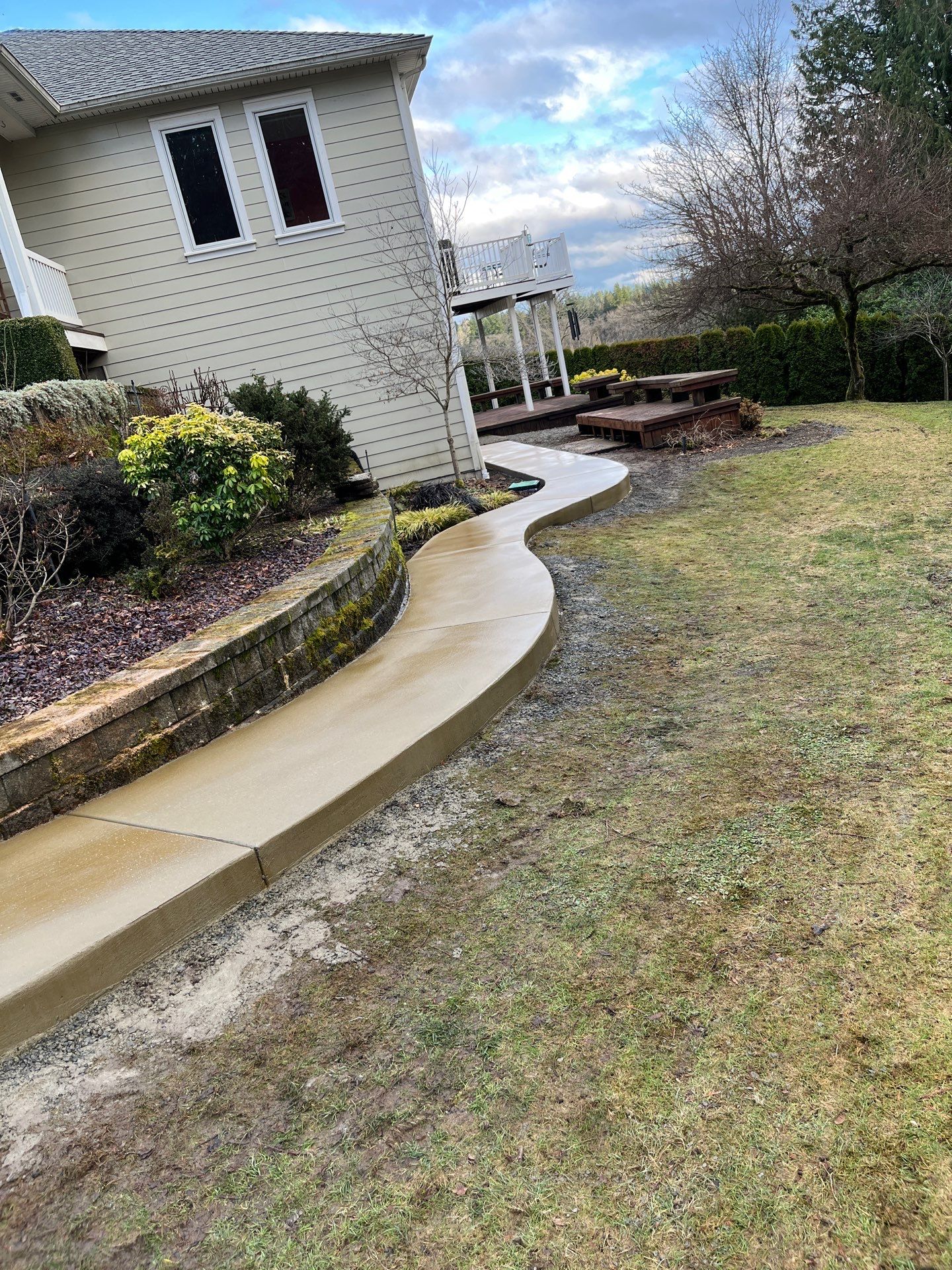 Paul | Aggregate Concrete Walkway by Jireh Asphalt & Concrete Inc 