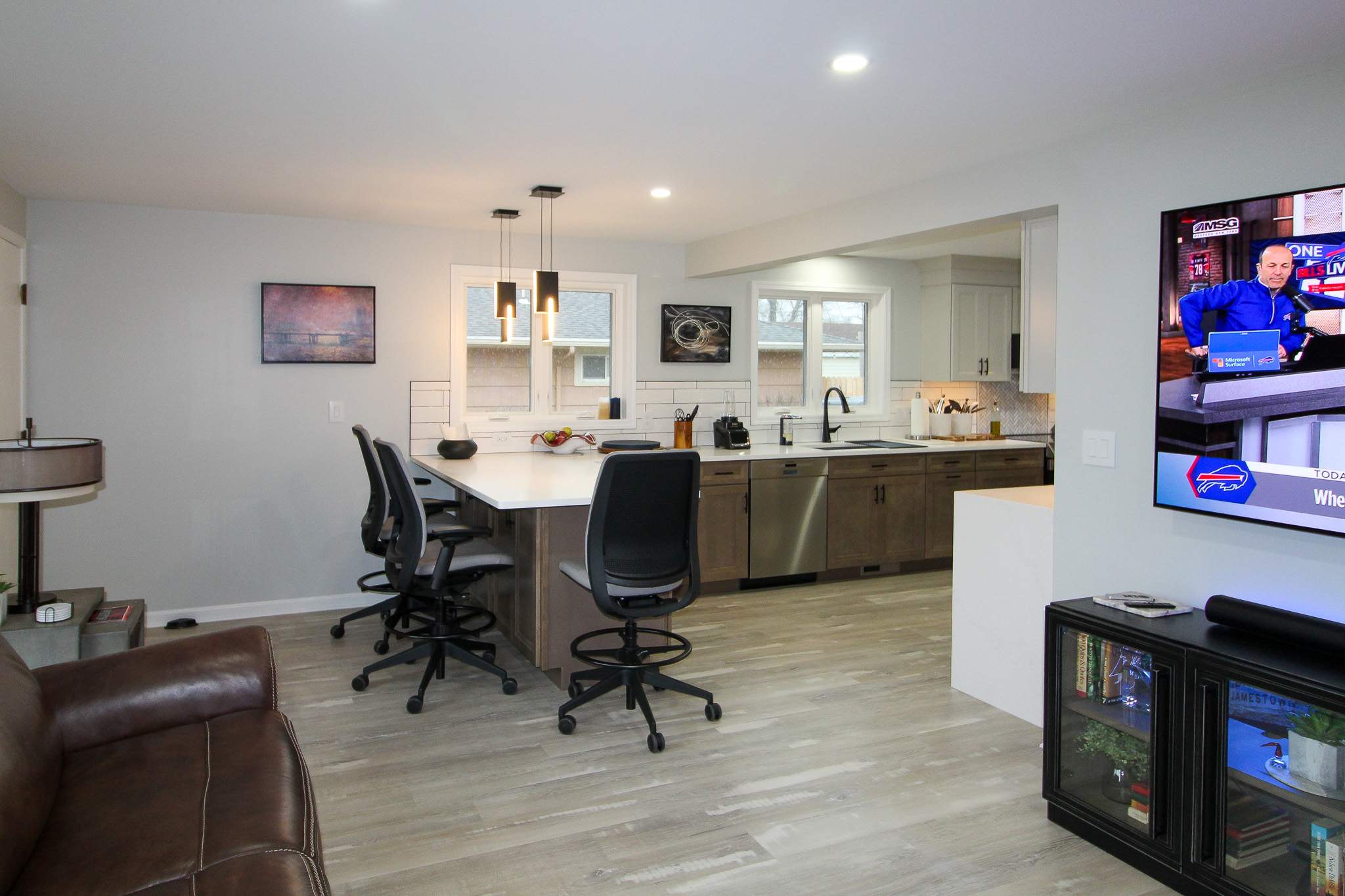 Interior Renovations, Kitchen Remodel, and Window Replacement by Ivy Lea Construction