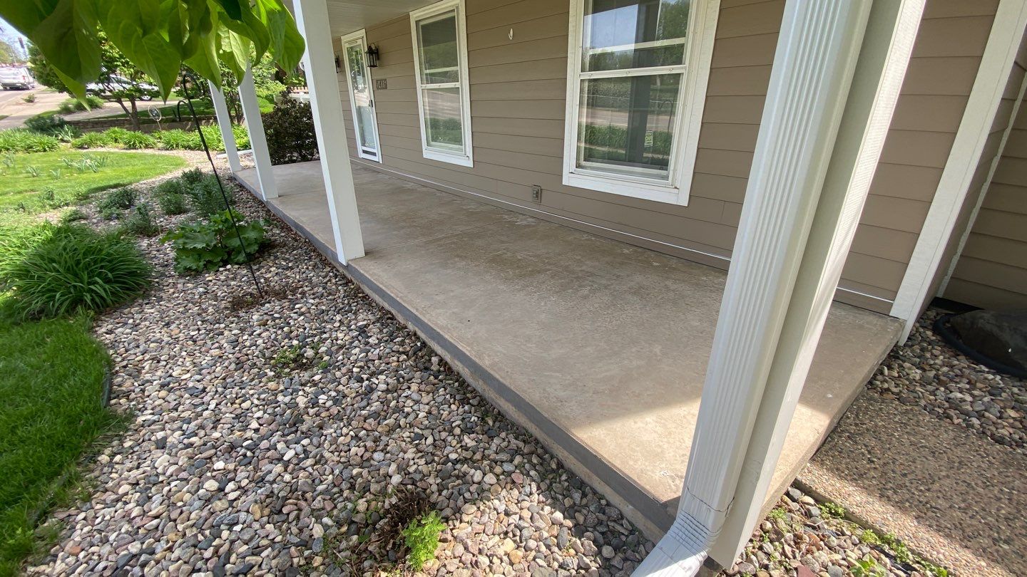 Patio using Cordwood by Select Painting, Coatings & Garage Cabinets