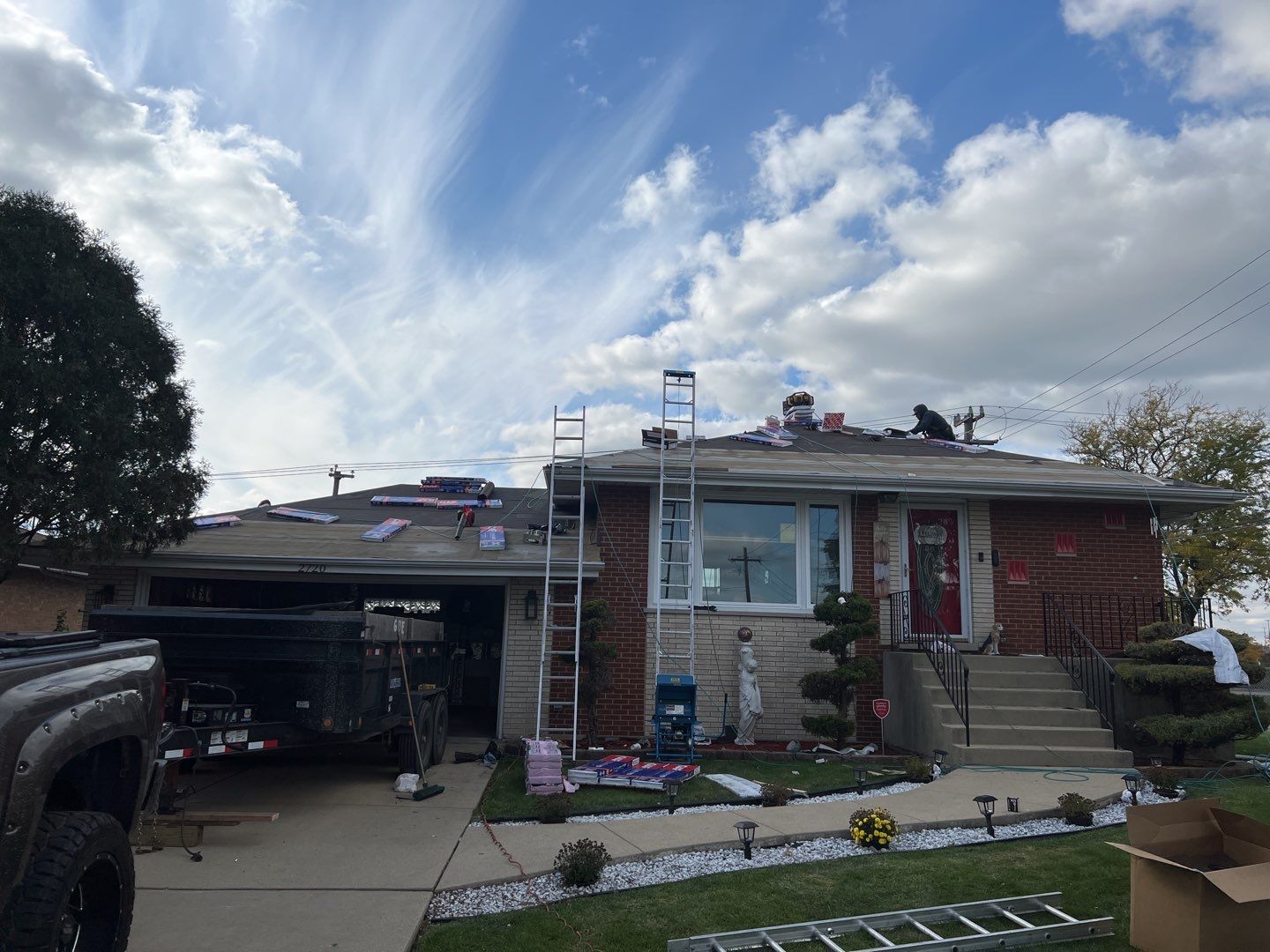 Residential Roofing Installation using GAF Timberline HDZ by Pro Home Services Inc