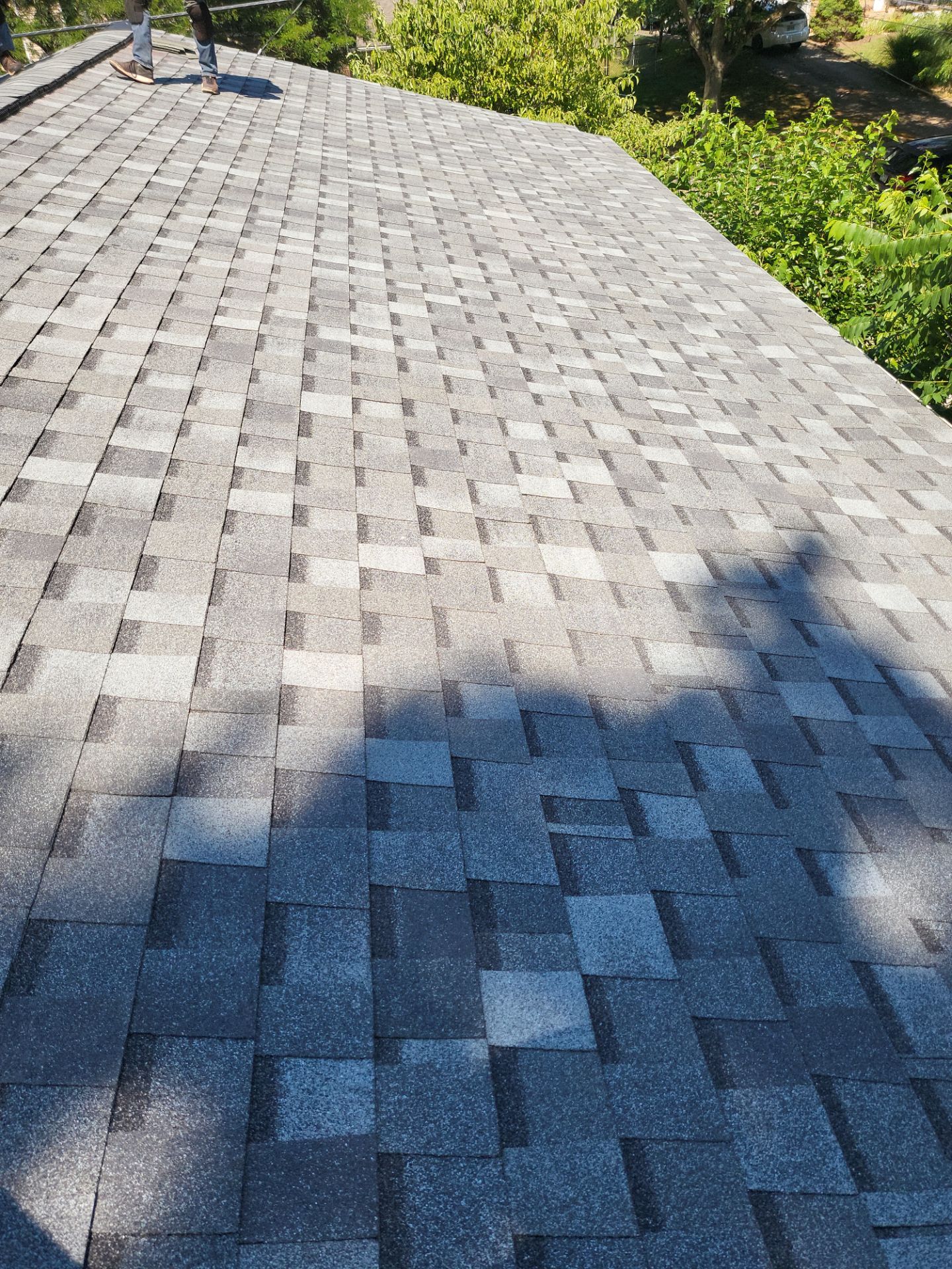 Atlas Pinnacle, Color, Coastal Granite, Drip Edge, Color, White by Eagle Eye Roofing