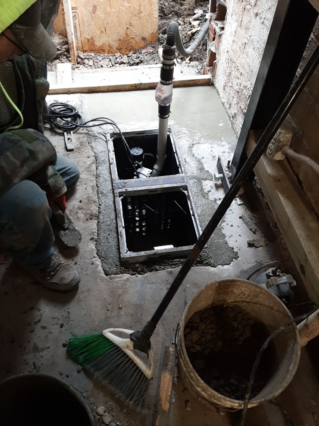 Basement Wall Rebuild with Exterior Waterproofing by Toledo Basement Repair