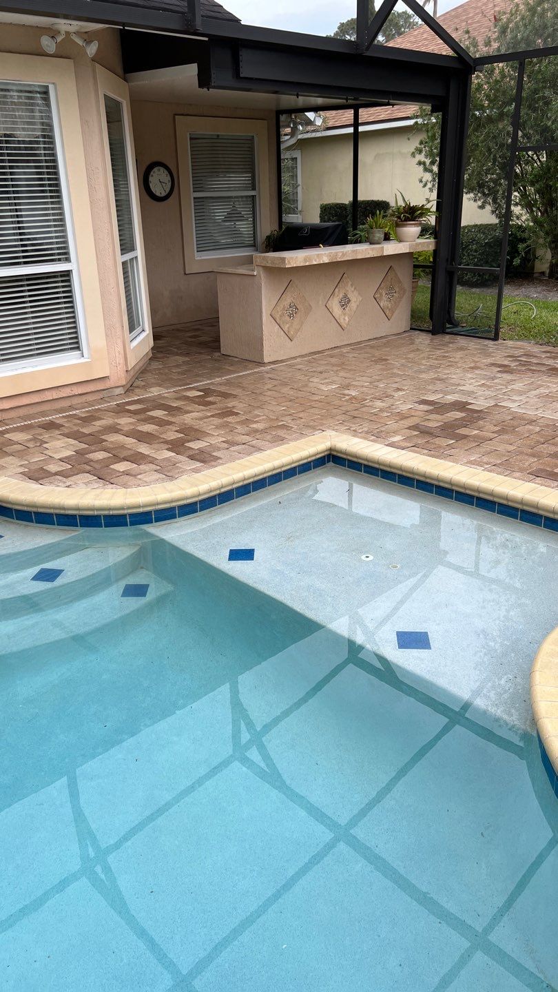 Pool Deck using Concrete Sealant by DuraSeal