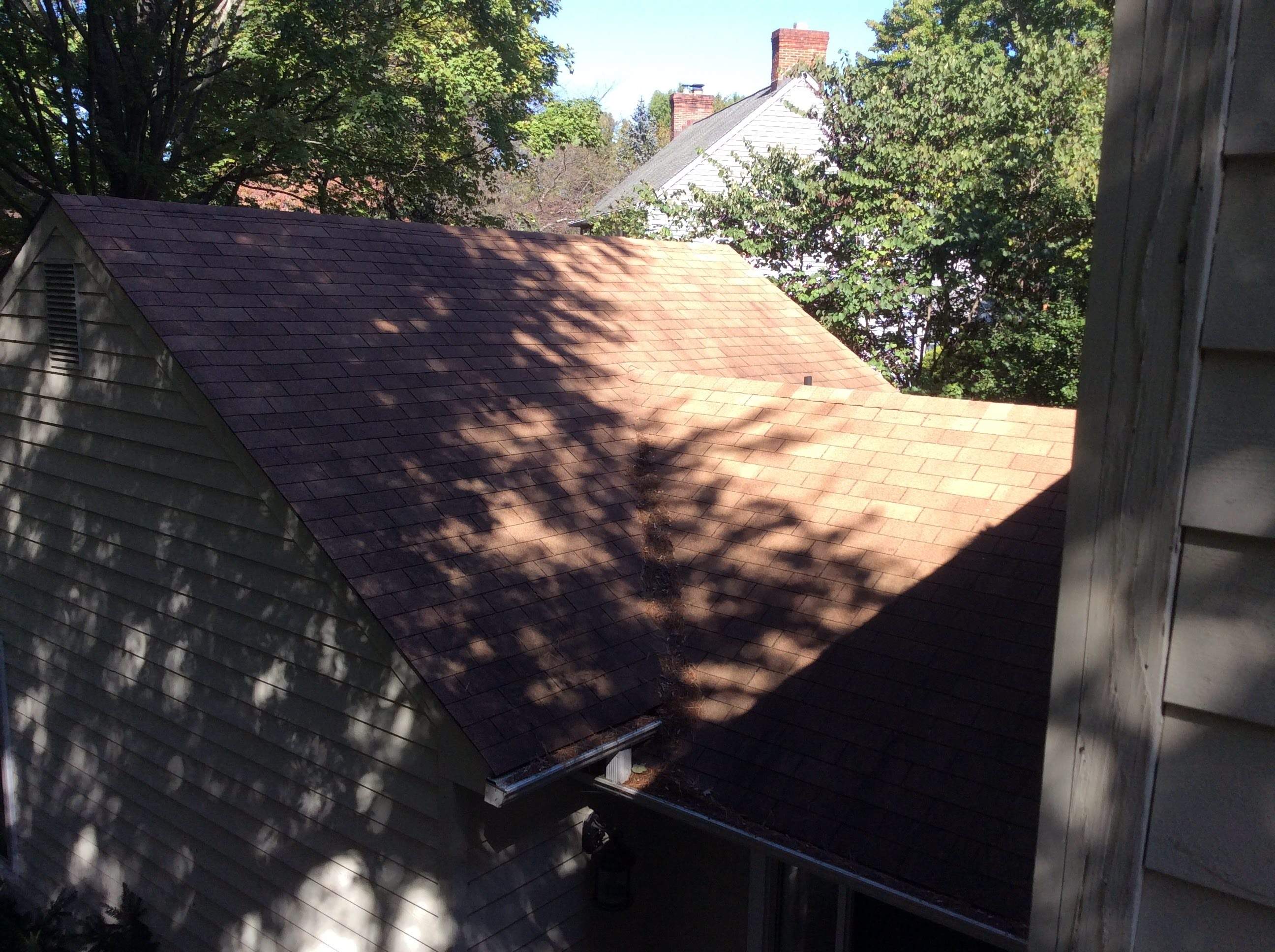 Residential Roofing Installation using Pewterwood Shingles  by Alpha Design Services