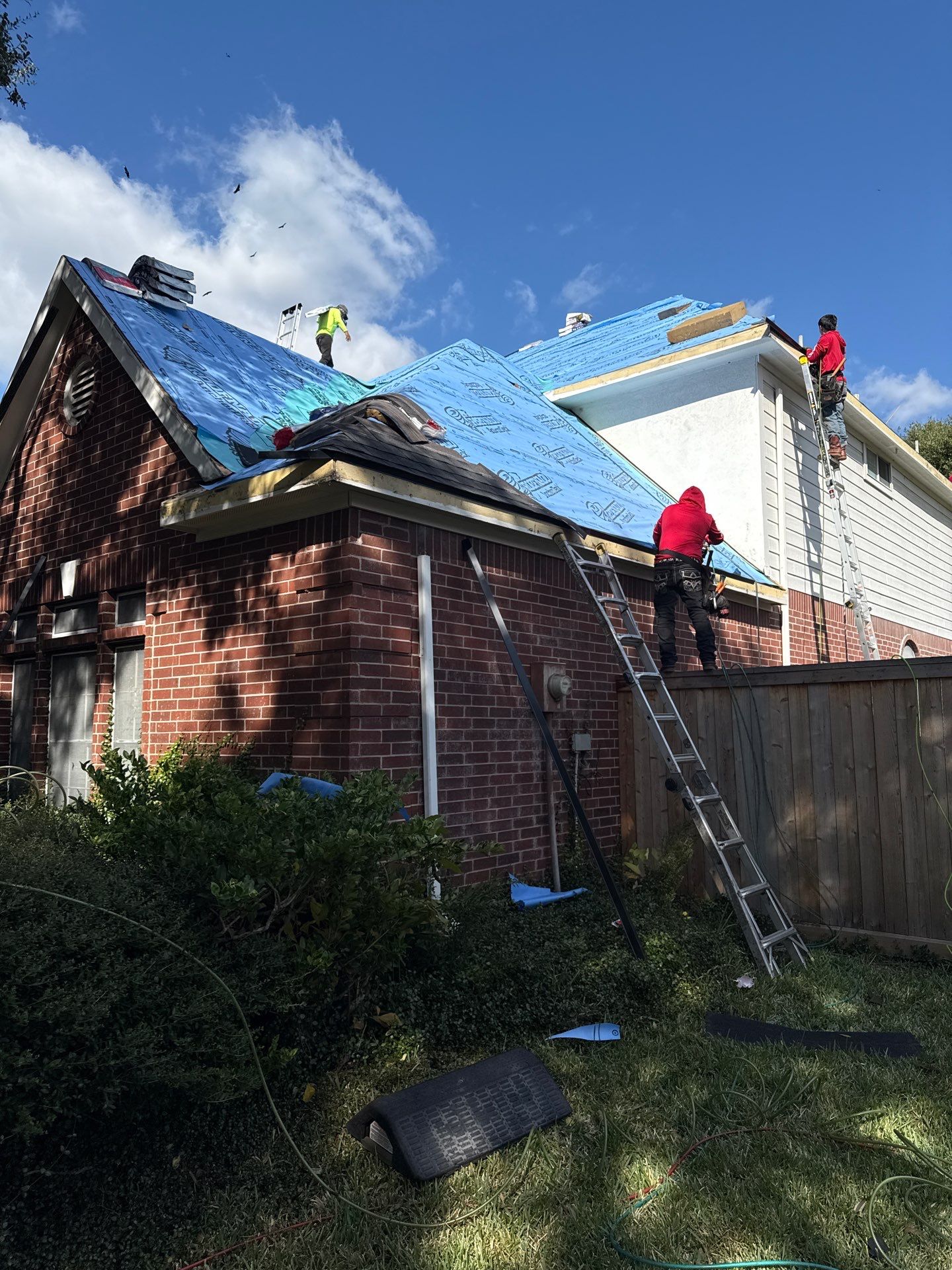 Residential Roof Replacement using GAF HDZ - Charcoal shingles by Elite Roofing LLC