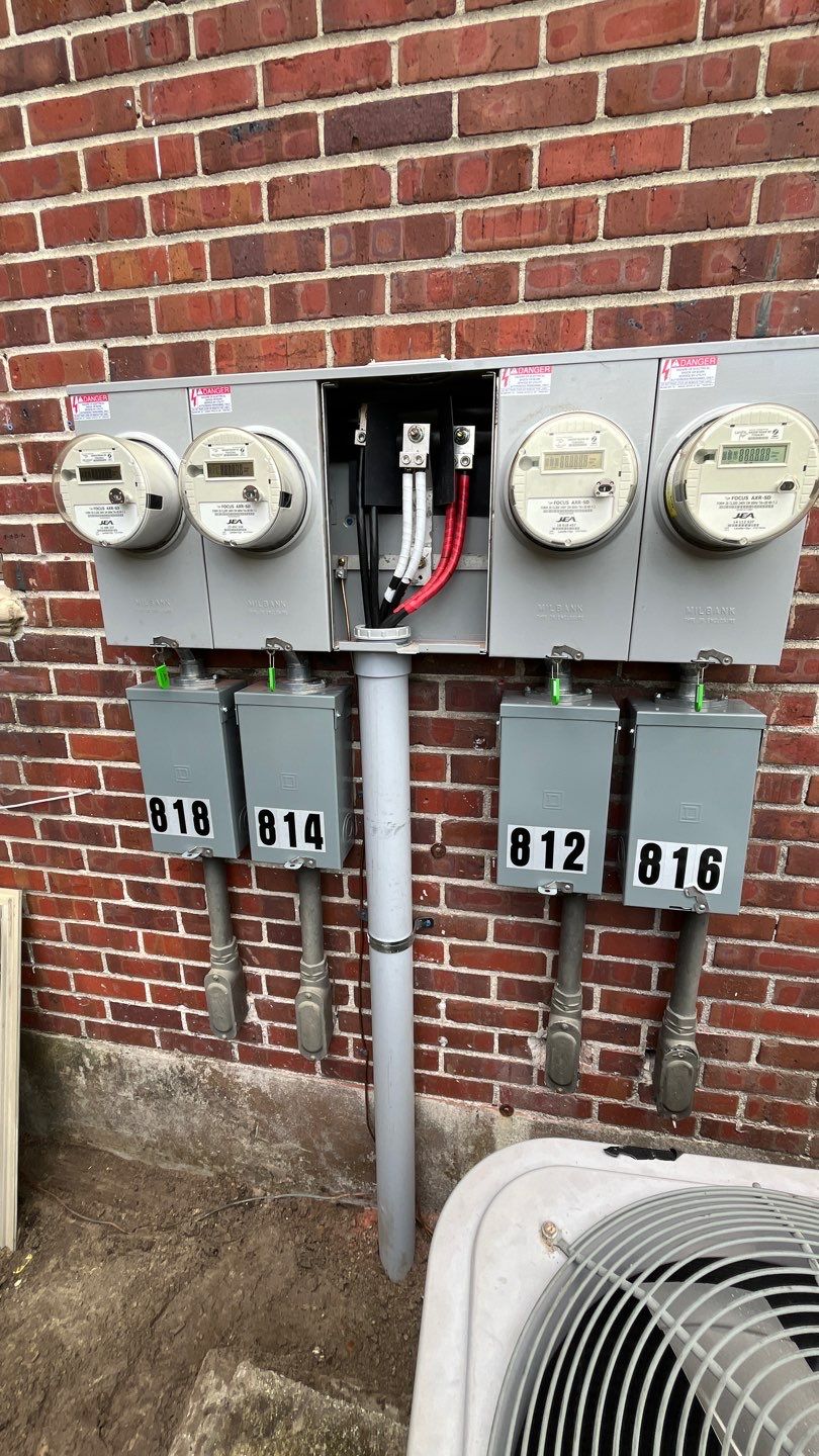 4 Gang Meter Center Replacement by JaxPowerPro