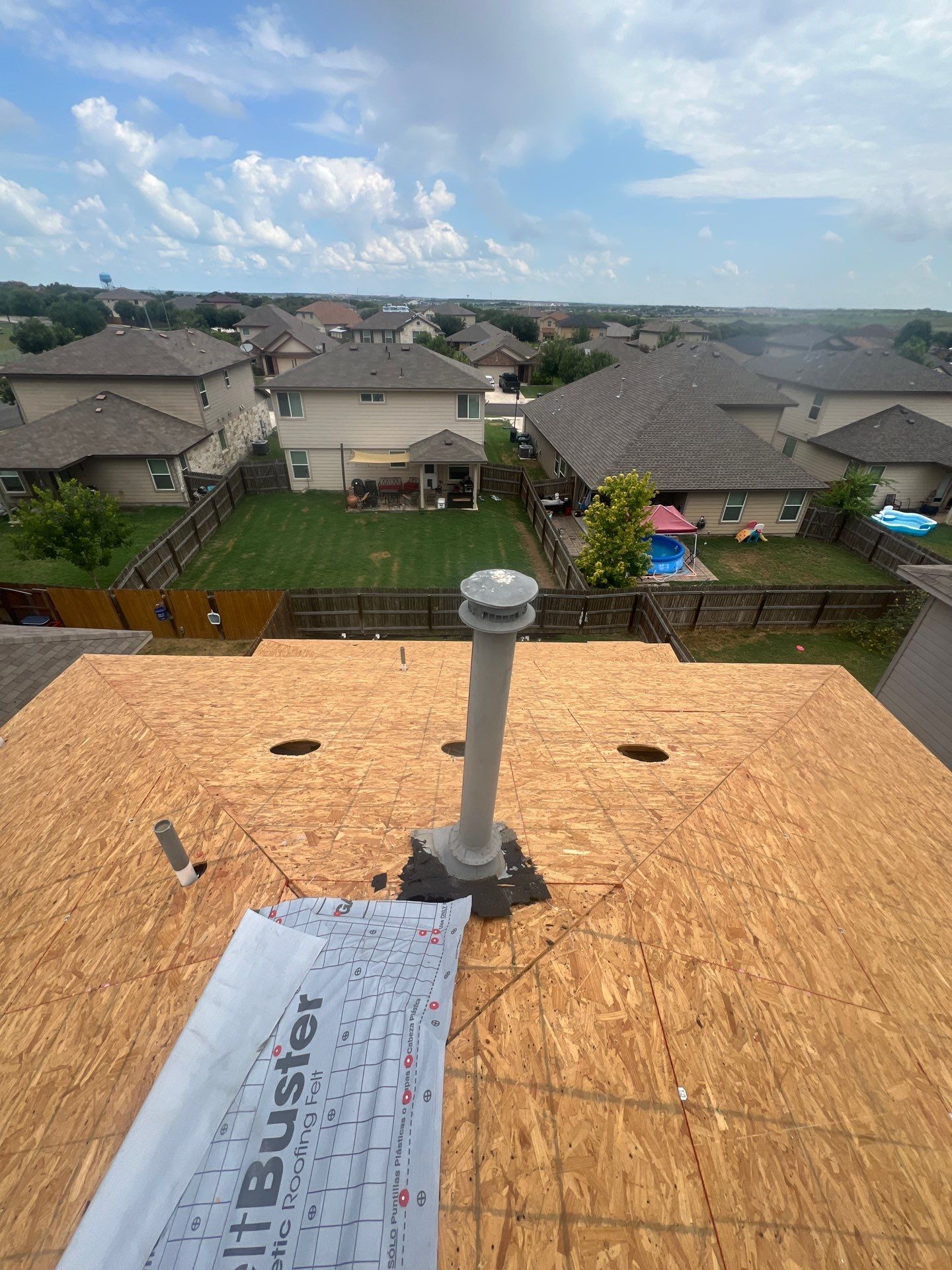 Project in San Marcos by Rhino Roofing and General Contracting, LLC