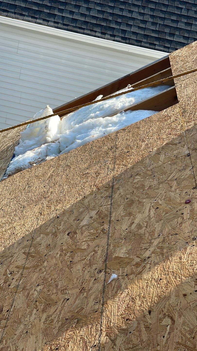 Roof and downspout replacement by hail damage by Just Brilliant Restoration JBR
