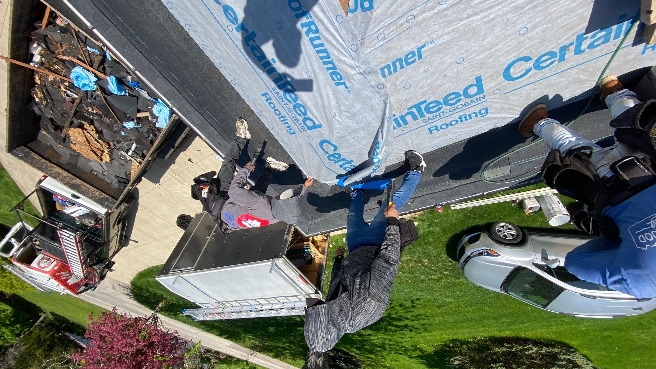 Roof Replacement using CertainTeed Landmark by 180 Contractors