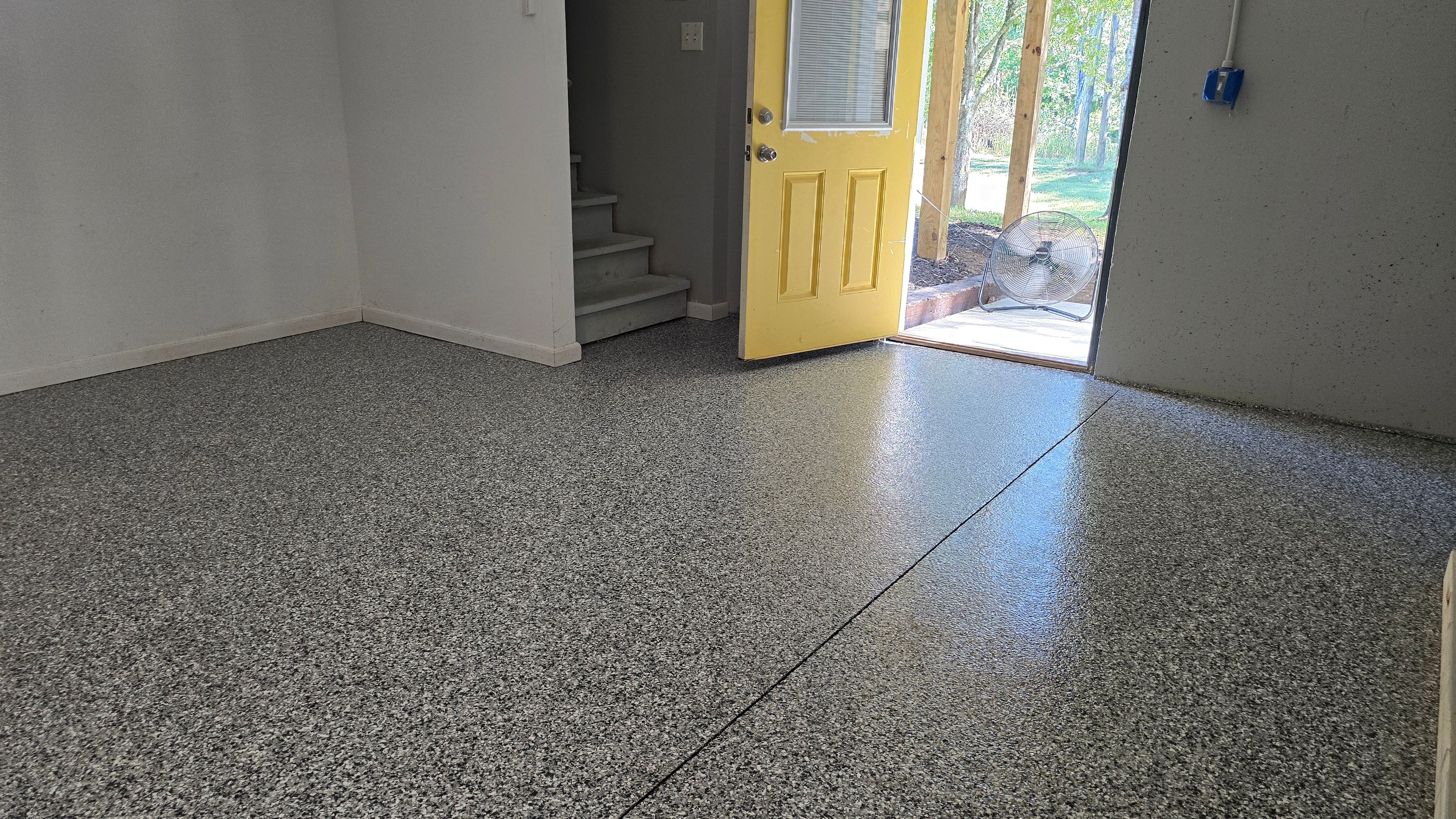 Basement using Gravel by Elite Floor Solutions