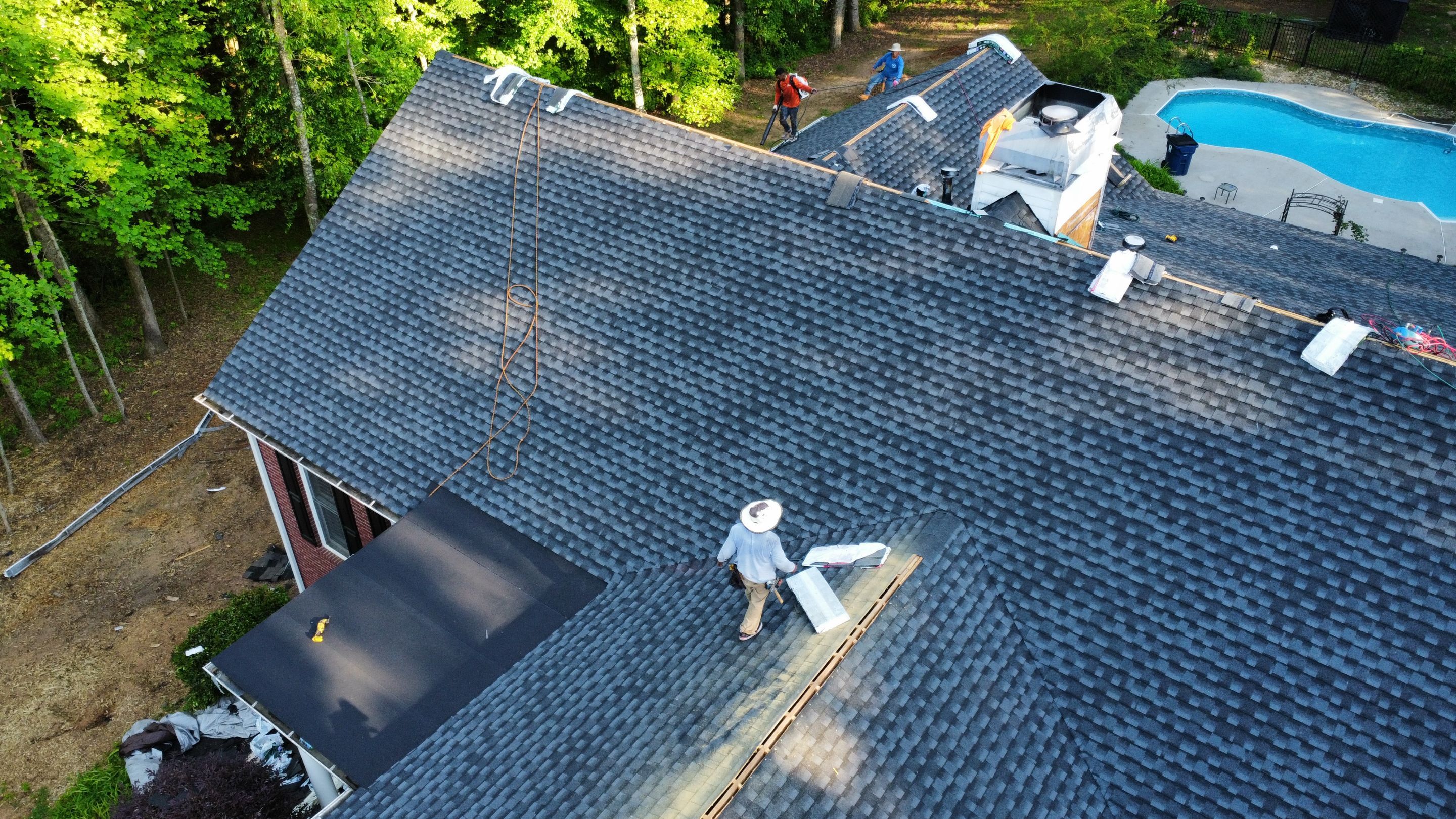 Canton, GA Roof Replacement GAF Timberline UHDZ Charcoal by Reset Roofing